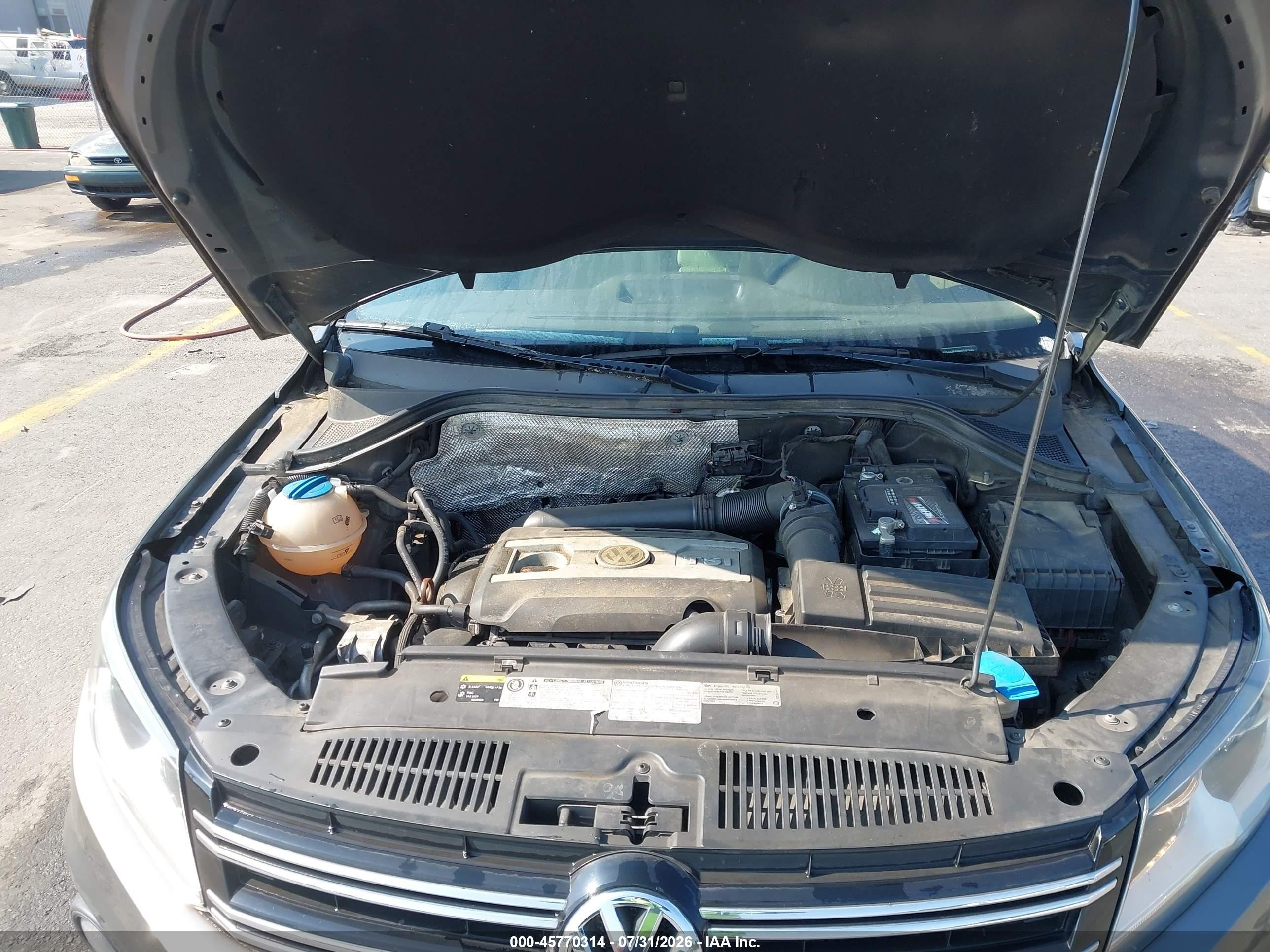 2013 Volkswagen Tiguan Se Серый vin: WVGAV3AX0DW587544