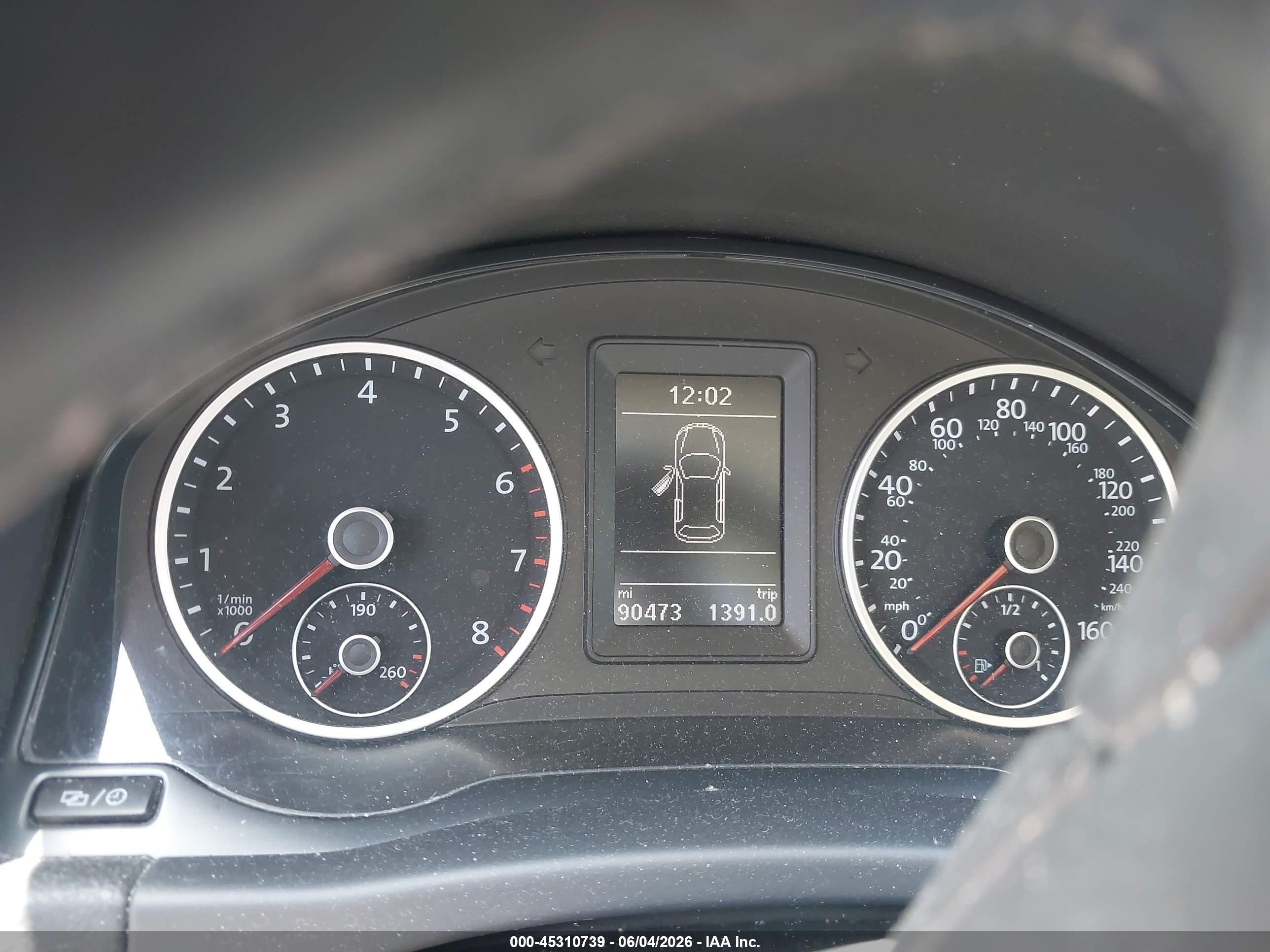 2014 Volkswagen Tiguan Sel Dark Blue vin: WVGAV3AX0EW537339