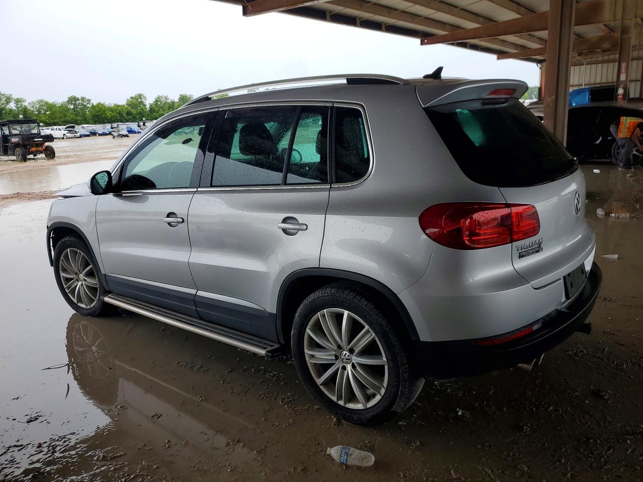 2014 Volkswagen Tiguan S/se/sel/r-line Silver vin: WVGAV3AX0EW587805
