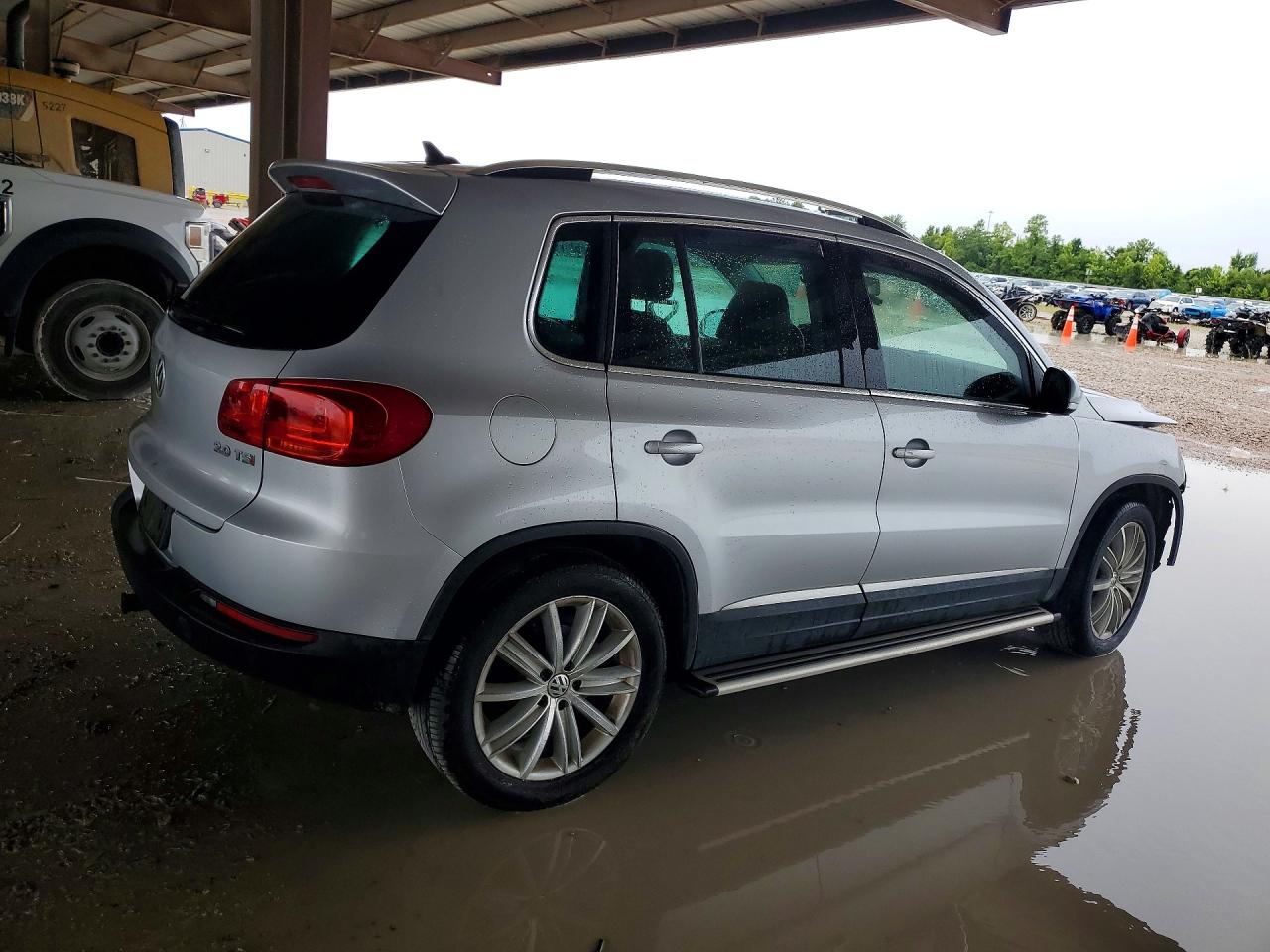 2014 Volkswagen Tiguan S/se/sel/r-line Silver vin: WVGAV3AX0EW587805