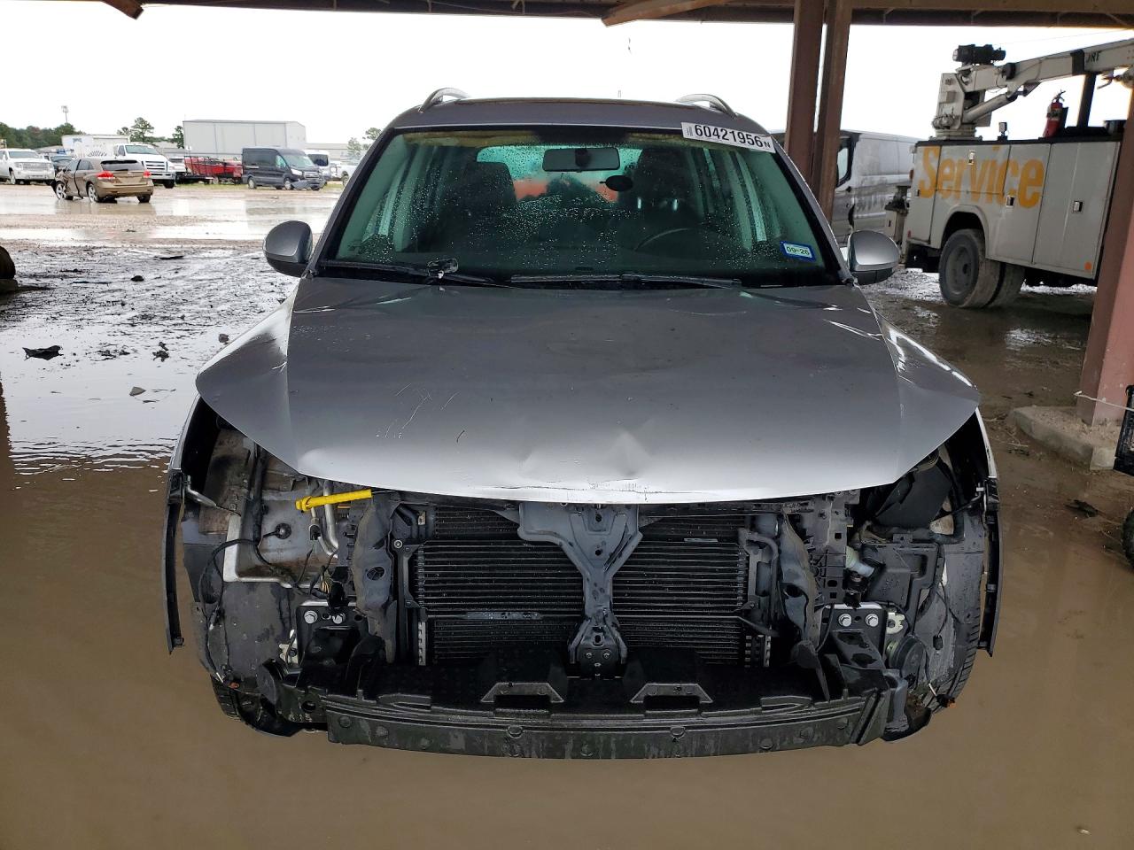 2014 Volkswagen Tiguan S/se/sel/r-line Silver vin: WVGAV3AX0EW587805