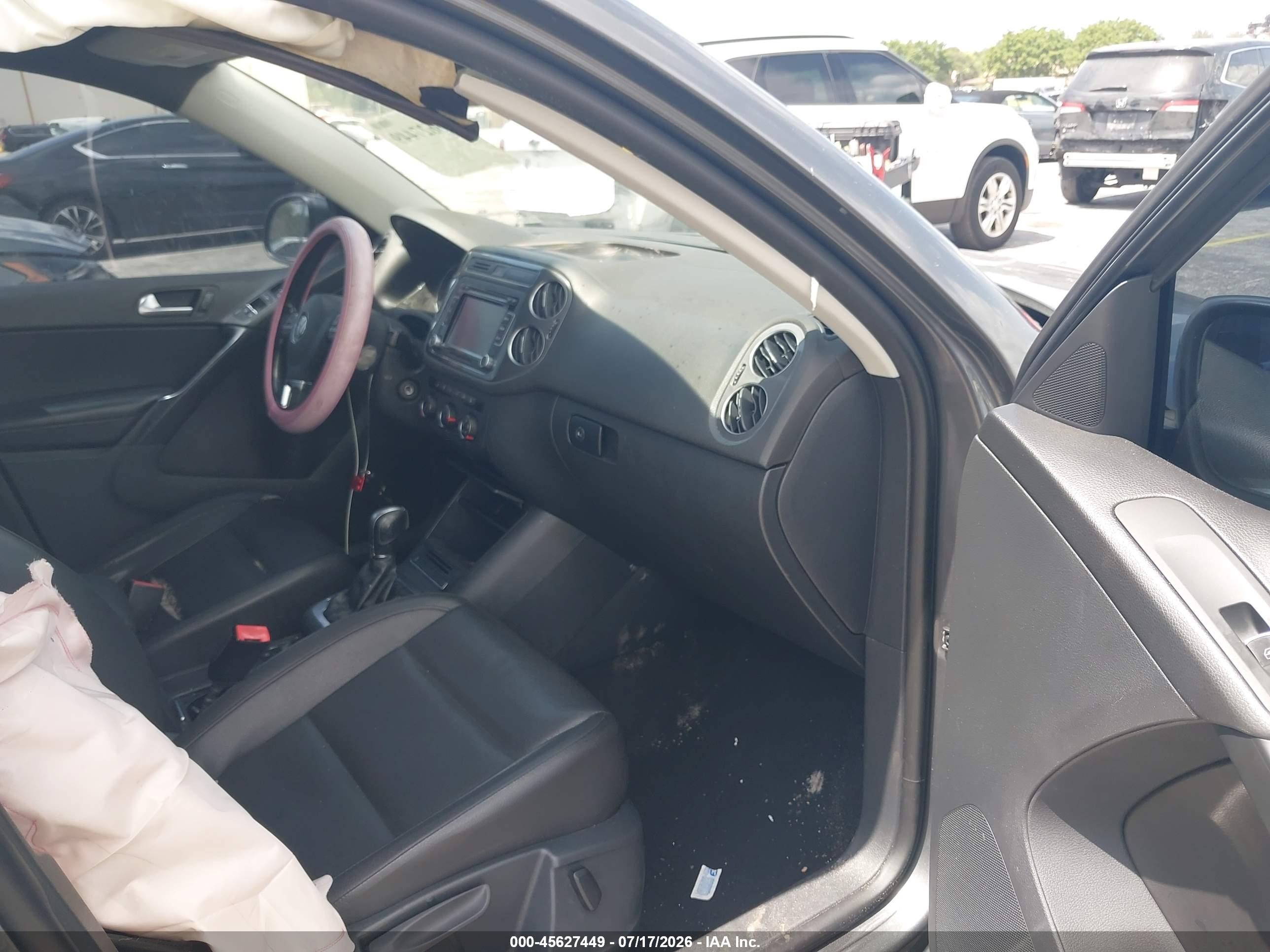 2013 Volkswagen Tiguan Se Gray vin: WVGAV3AX1DW571563