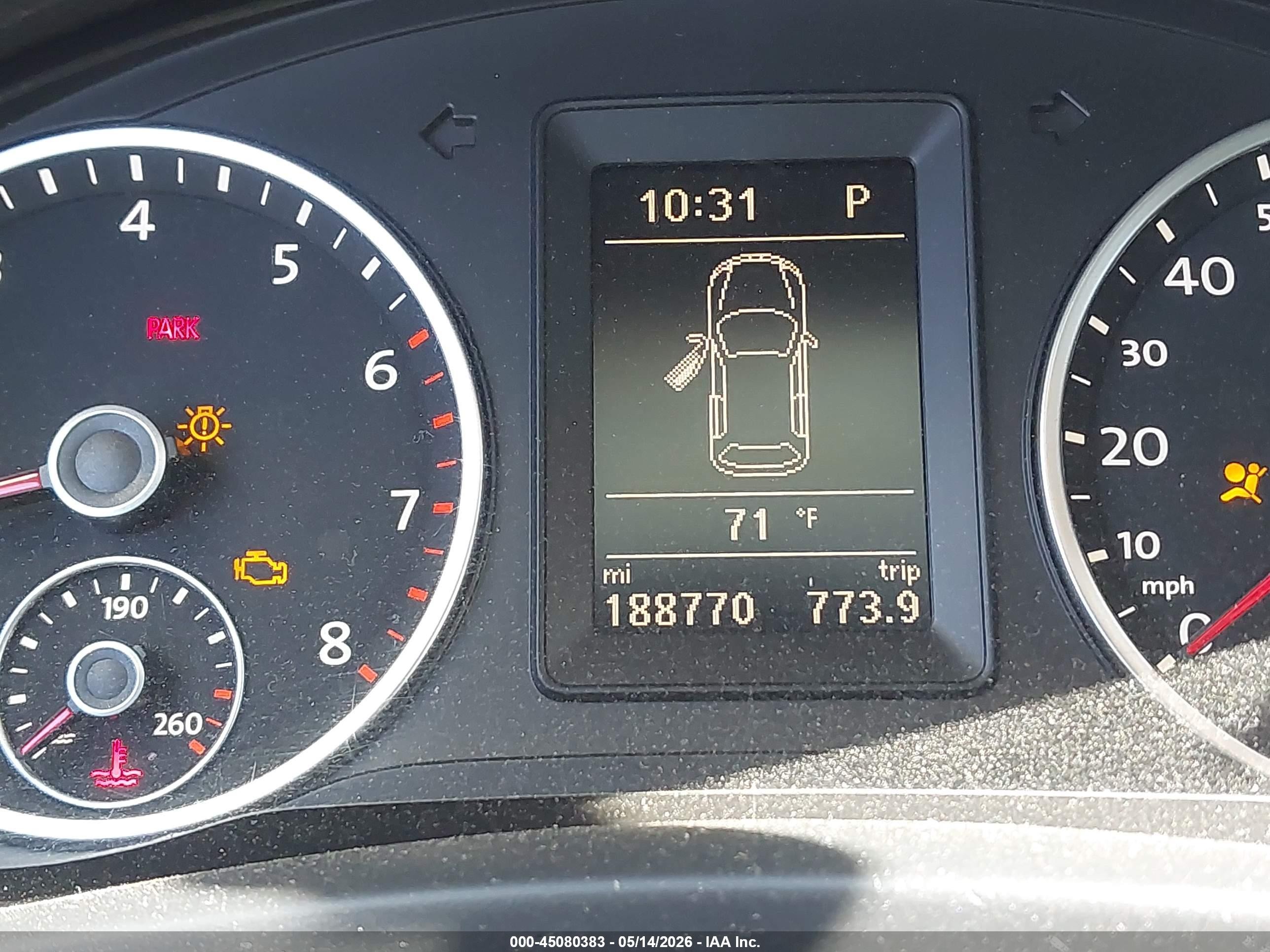 2013 Volkswagen Tiguan S Серый vin: WVGAV3AX1DW608286
