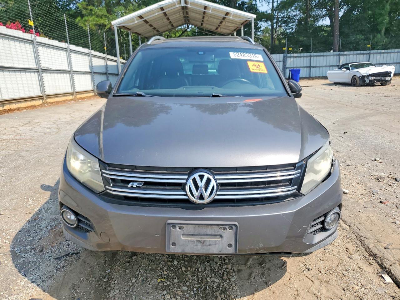 2014 Volkswagen Tiguan S Gray vin: WVGAV3AX1EW042731