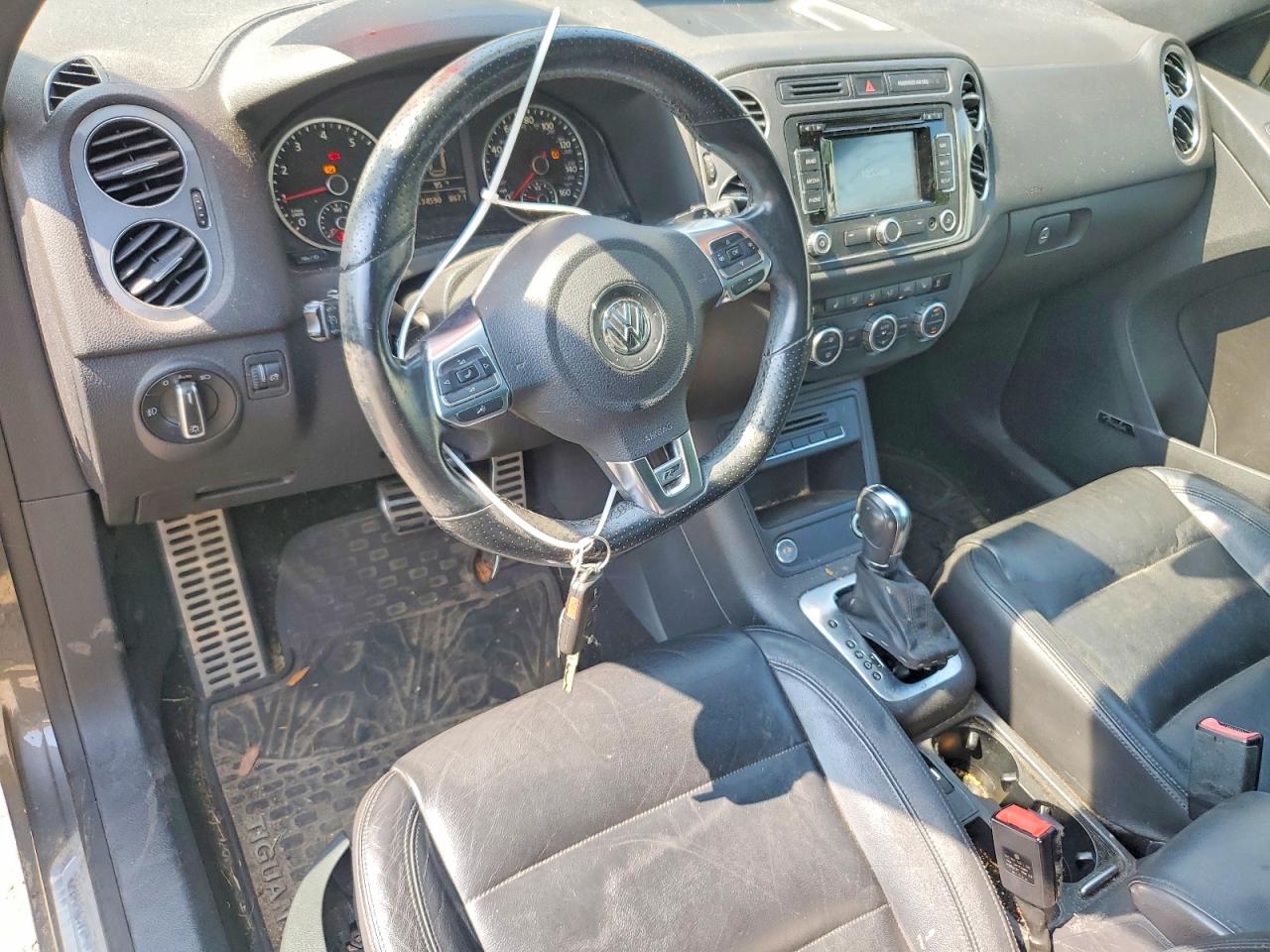 2014 Volkswagen Tiguan S Gray vin: WVGAV3AX1EW042731