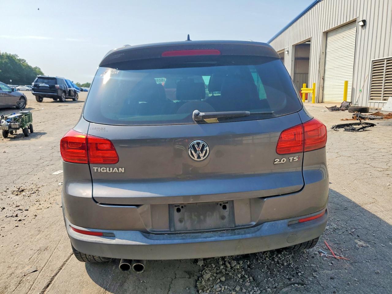 2014 Volkswagen Tiguan S Gray vin: WVGAV3AX1EW042731