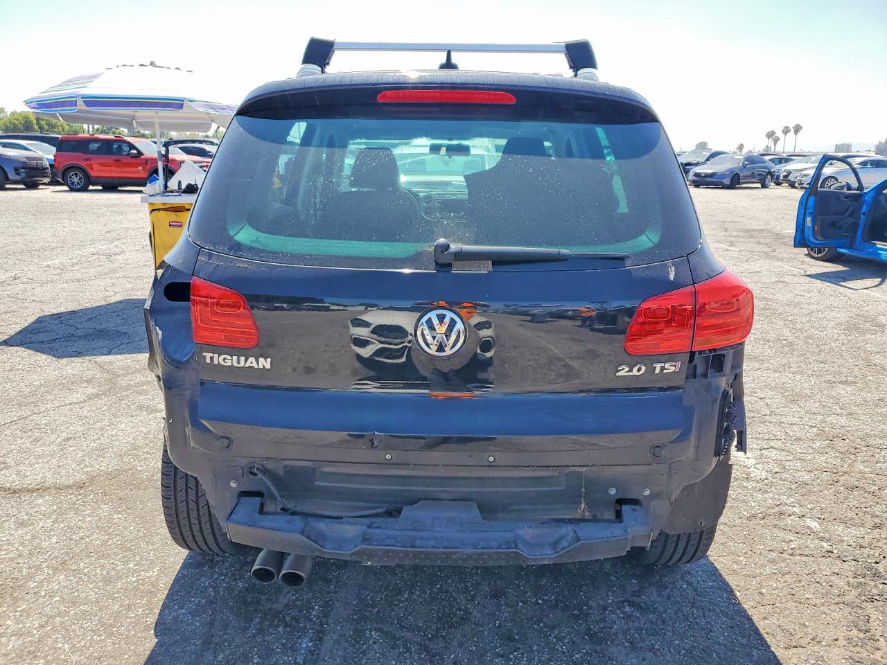 2014 Volkswagen Tiguan Black vin: WVGAV3AX1EW509839