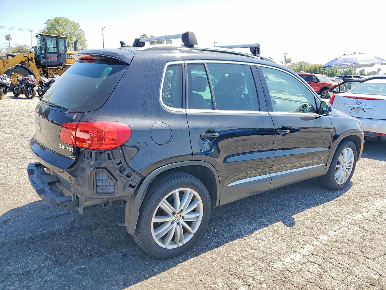2014 Volkswagen Tiguan Black vin: WVGAV3AX1EW509839
