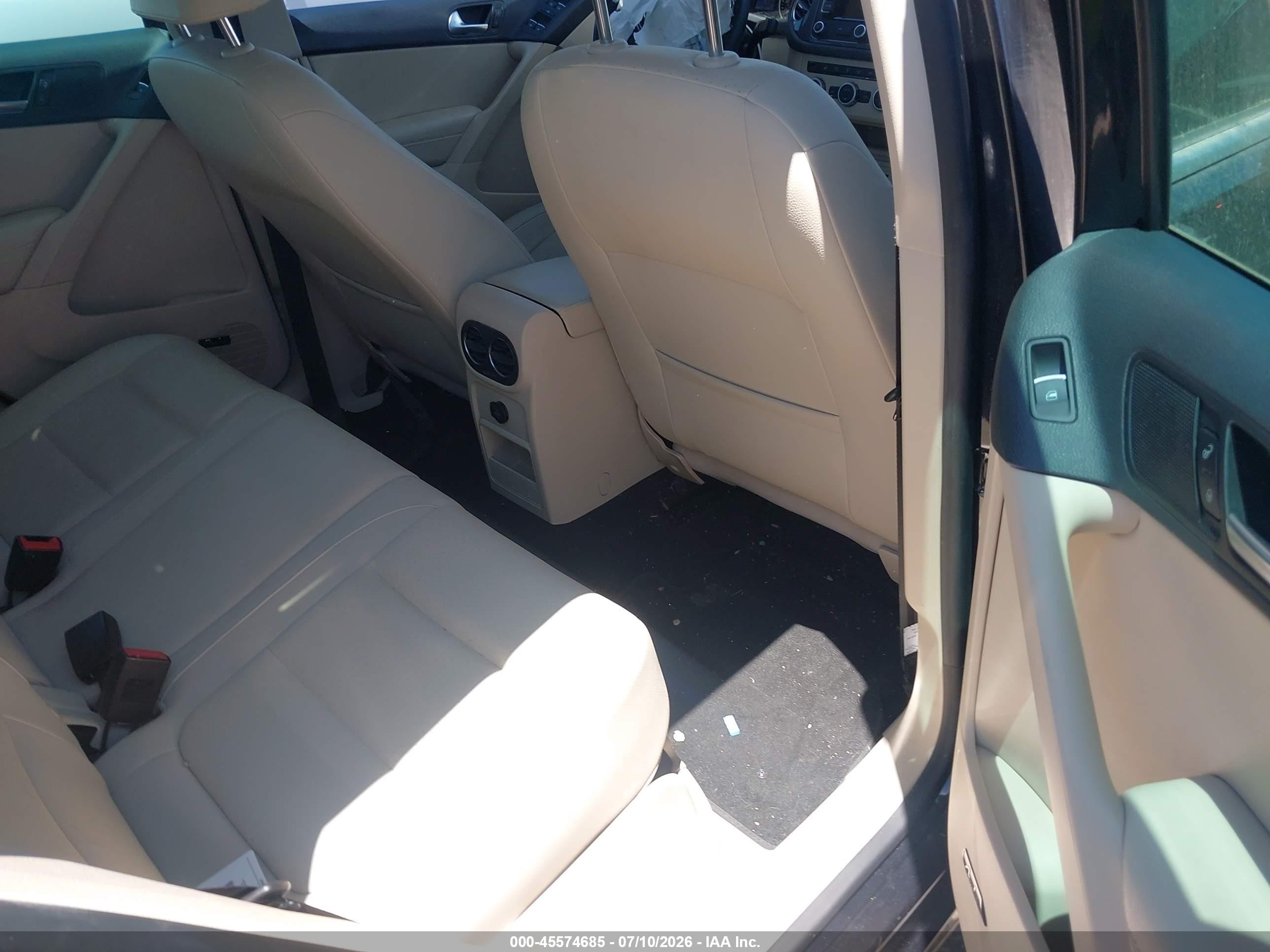 2014 Volkswagen Tiguan Sel Черный vin: WVGAV3AX1EW562265