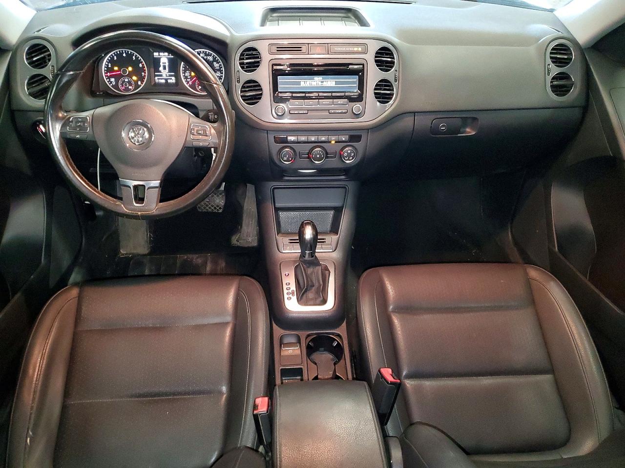 2014 Volkswagen Tiguan S Black vin: WVGAV3AX1EW601405
