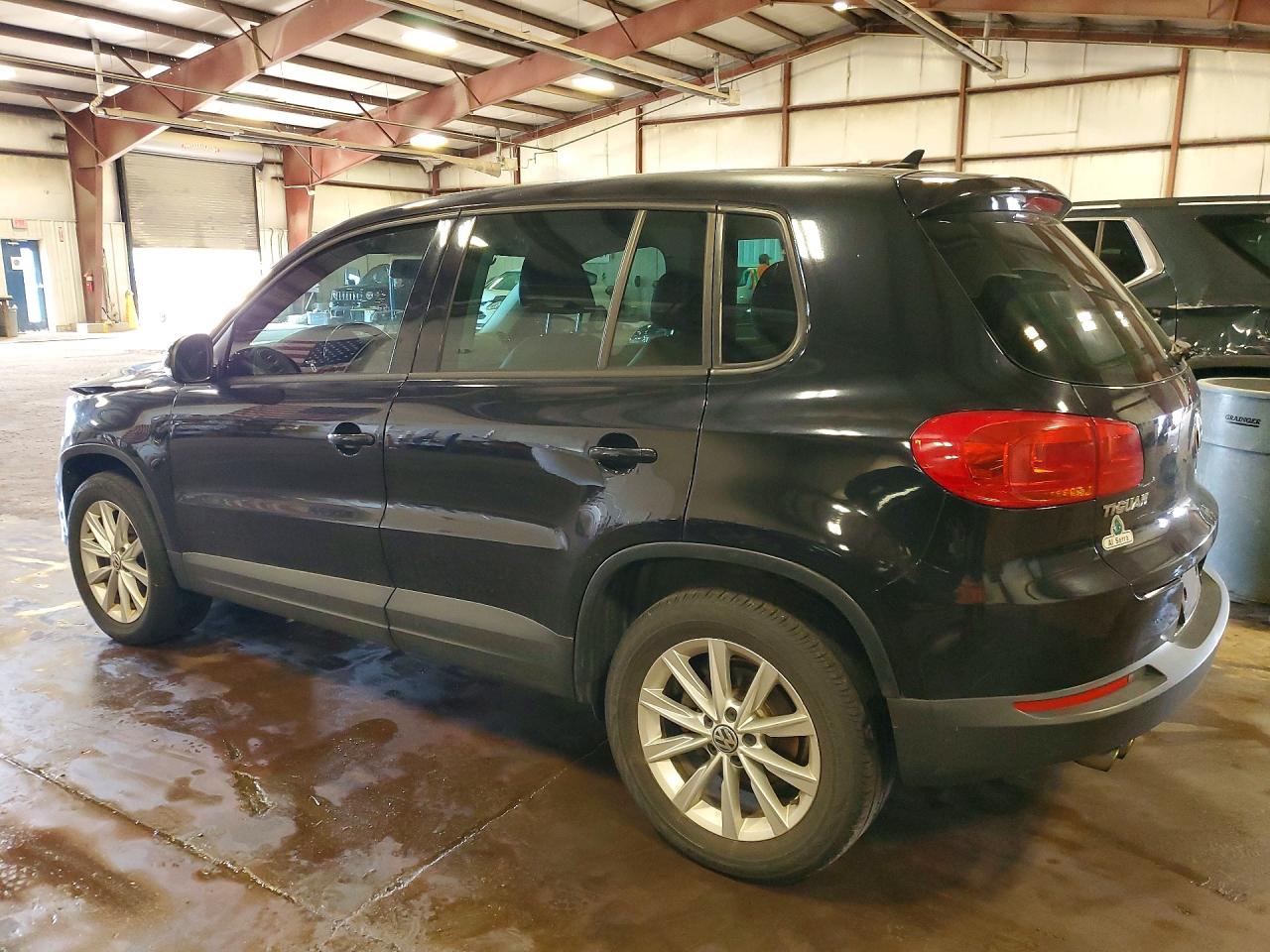 2014 Volkswagen Tiguan S Black vin: WVGAV3AX1EW601405