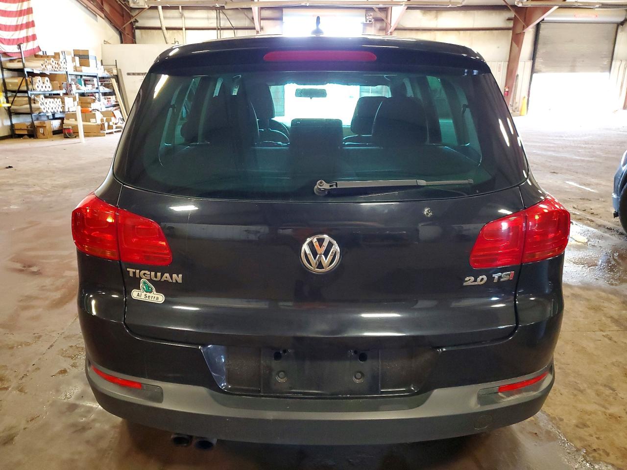 2014 Volkswagen Tiguan S Black vin: WVGAV3AX1EW601405