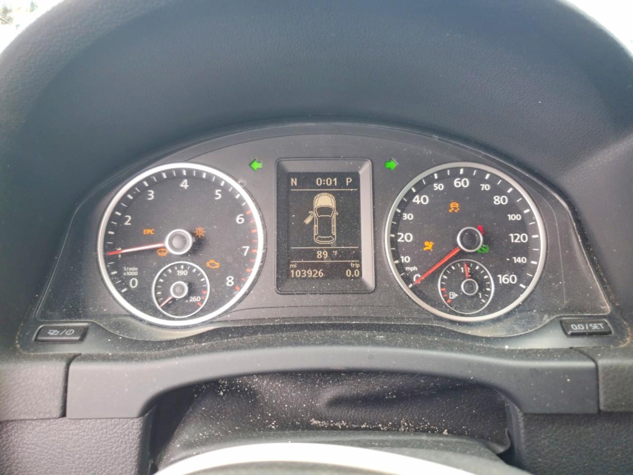 2013 Volkswagen Tiguan S Black vin: WVGAV3AX3DW565909