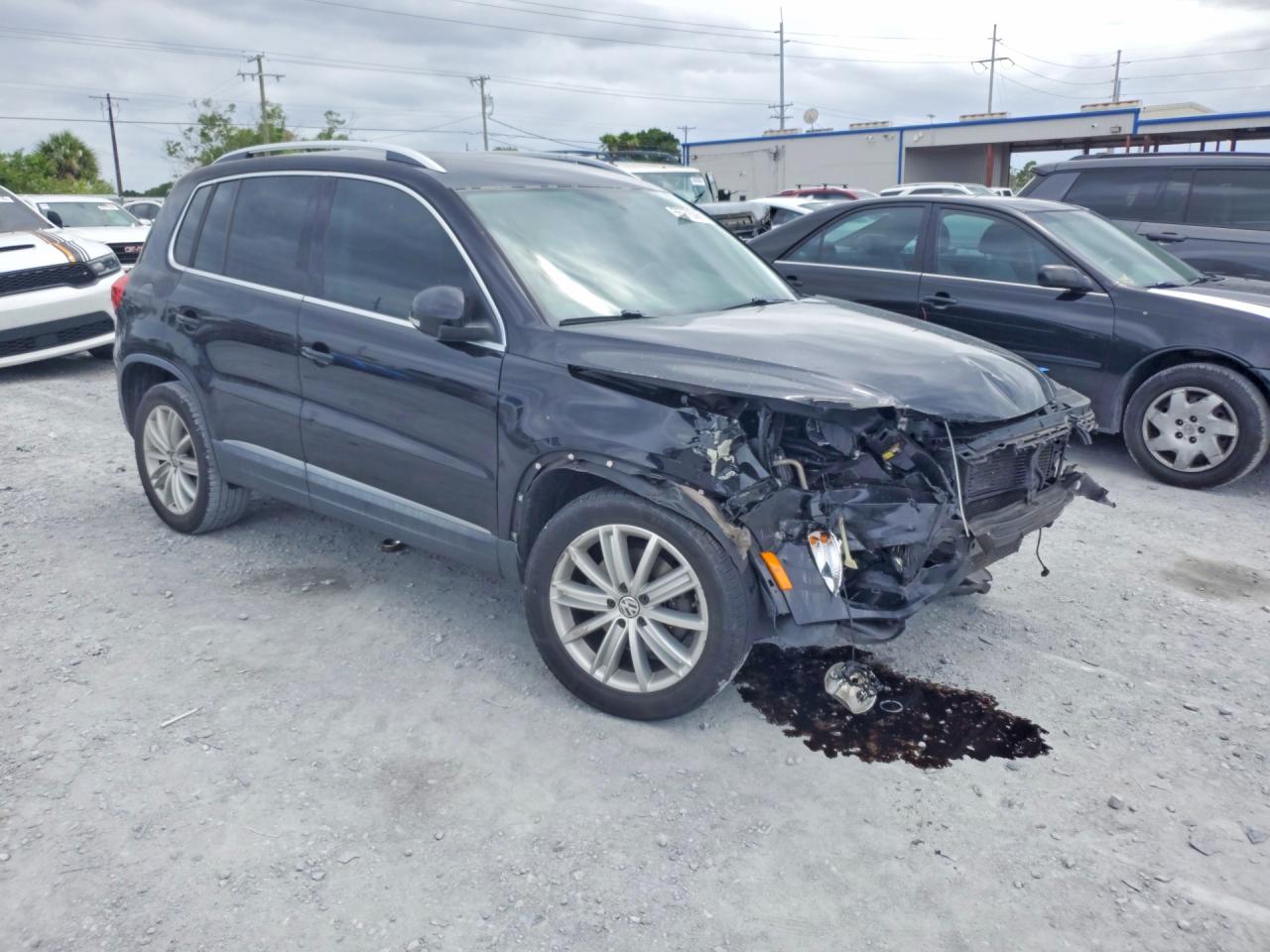 2013 Volkswagen Tiguan S Black vin: WVGAV3AX3DW565909
