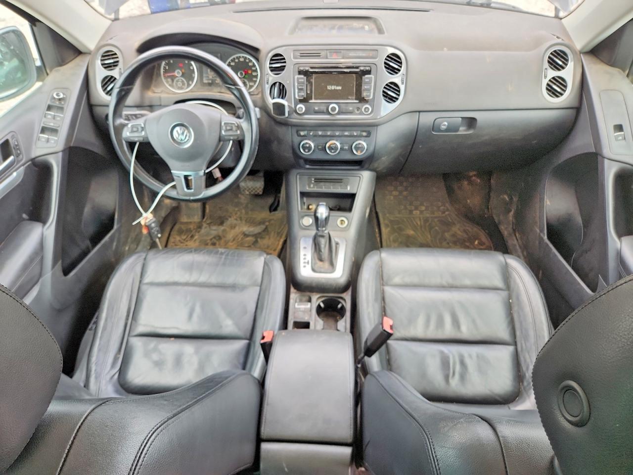 2013 Volkswagen Tiguan S Black vin: WVGAV3AX3DW571175
