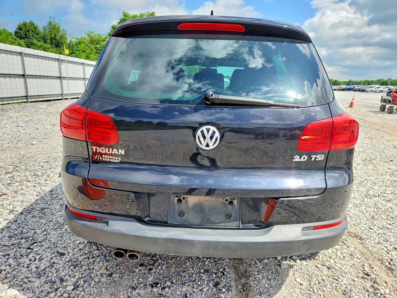 2013 Volkswagen Tiguan S Black vin: WVGAV3AX3DW571175
