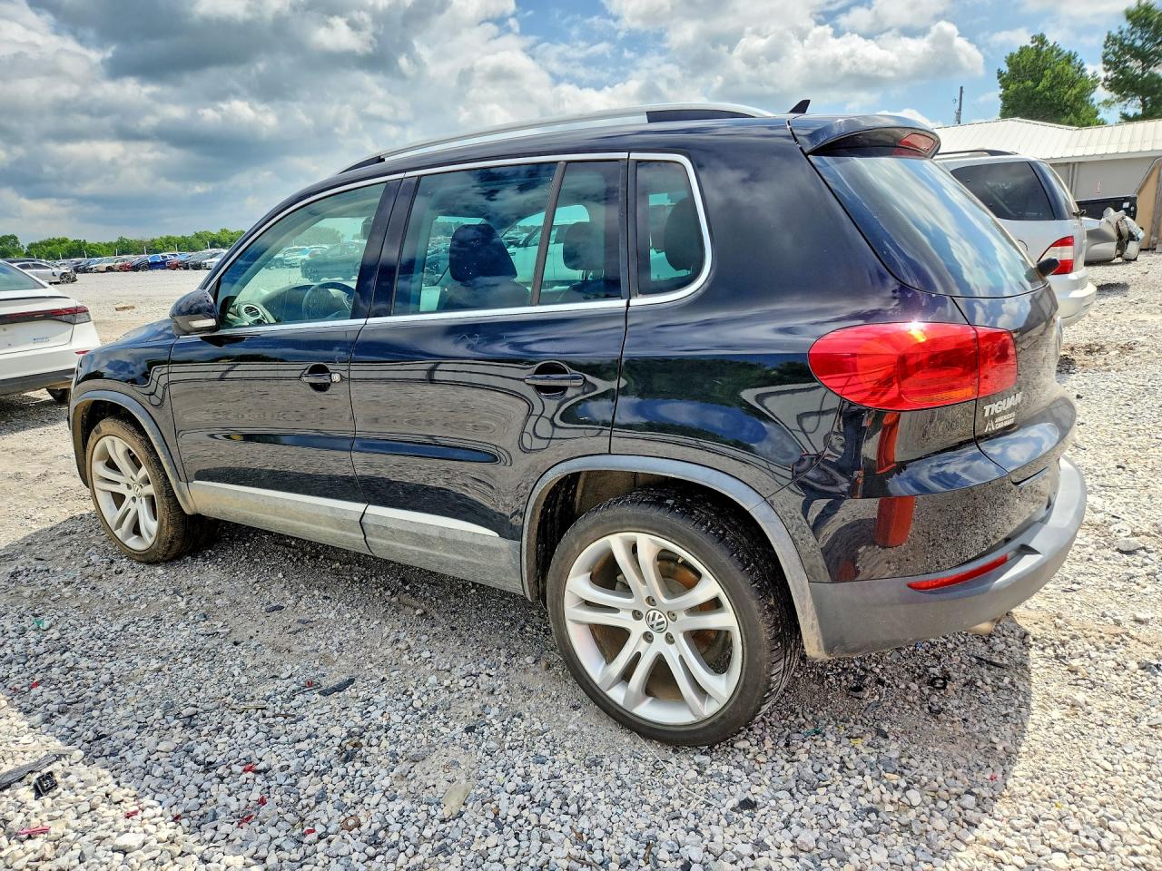 2013 Volkswagen Tiguan S Black vin: WVGAV3AX3DW571175