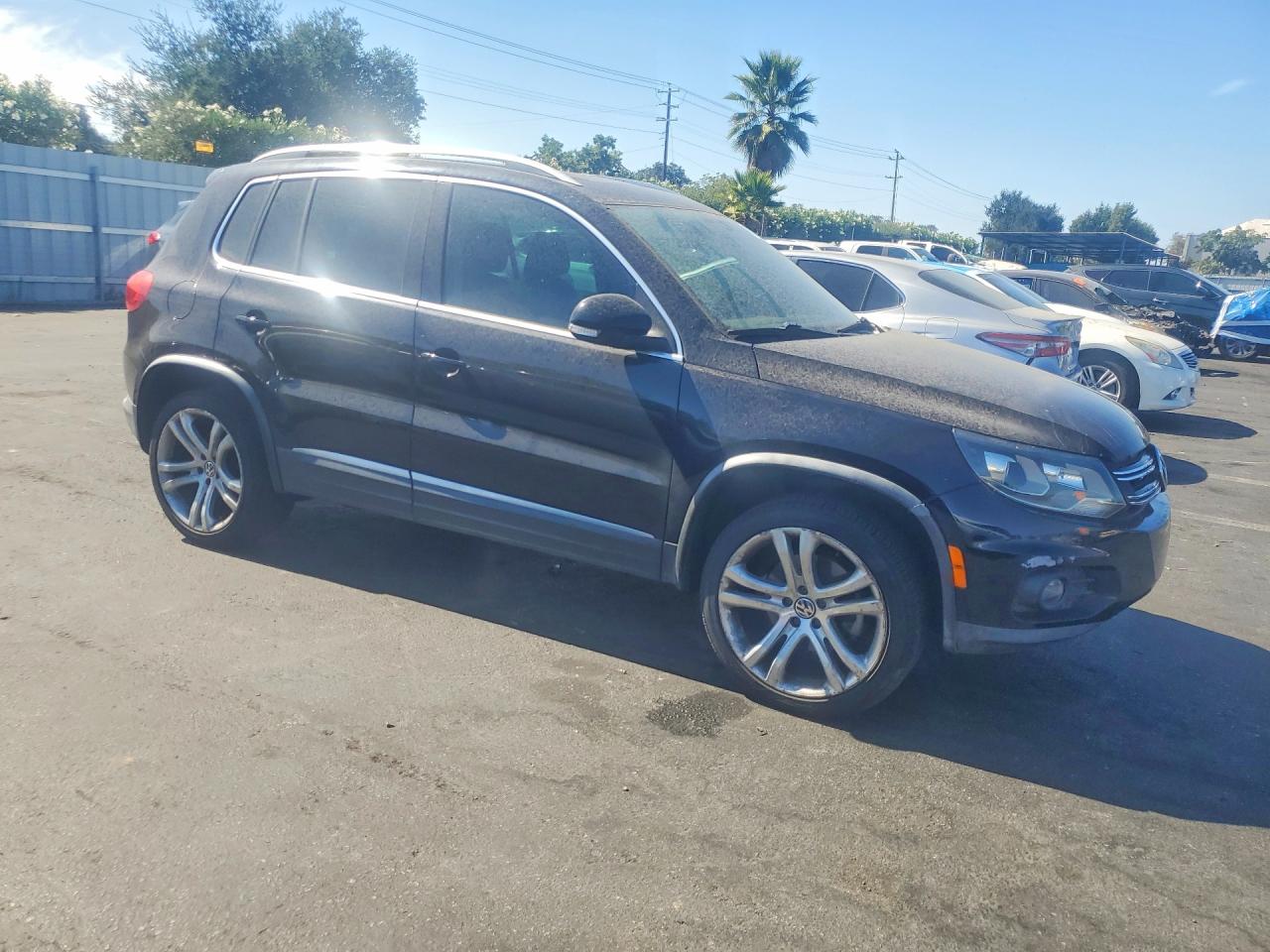 2013 Volkswagen Tiguan S Black vin: WVGAV3AX3DW584461