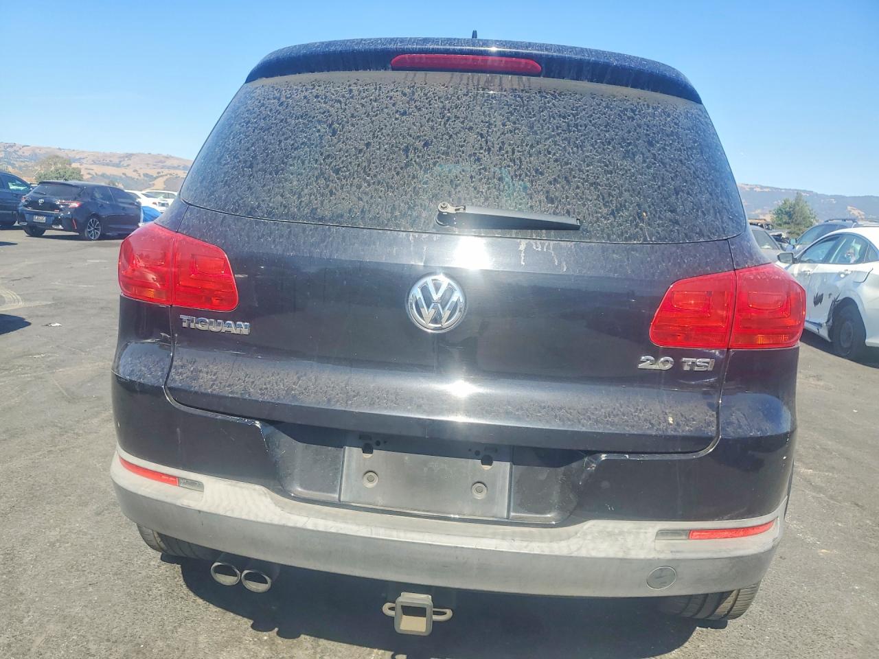 2013 Volkswagen Tiguan S Black vin: WVGAV3AX3DW584461