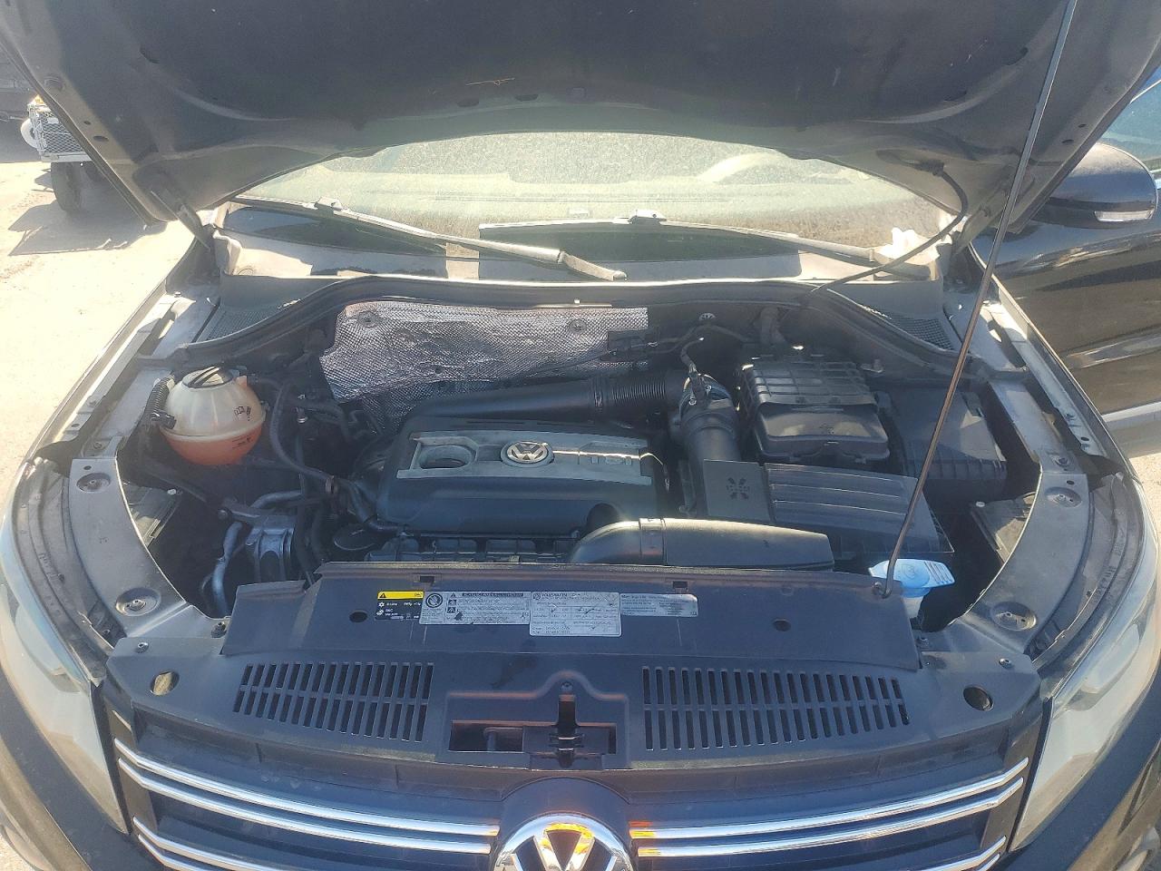 2013 Volkswagen Tiguan S Black vin: WVGAV3AX3DW584461