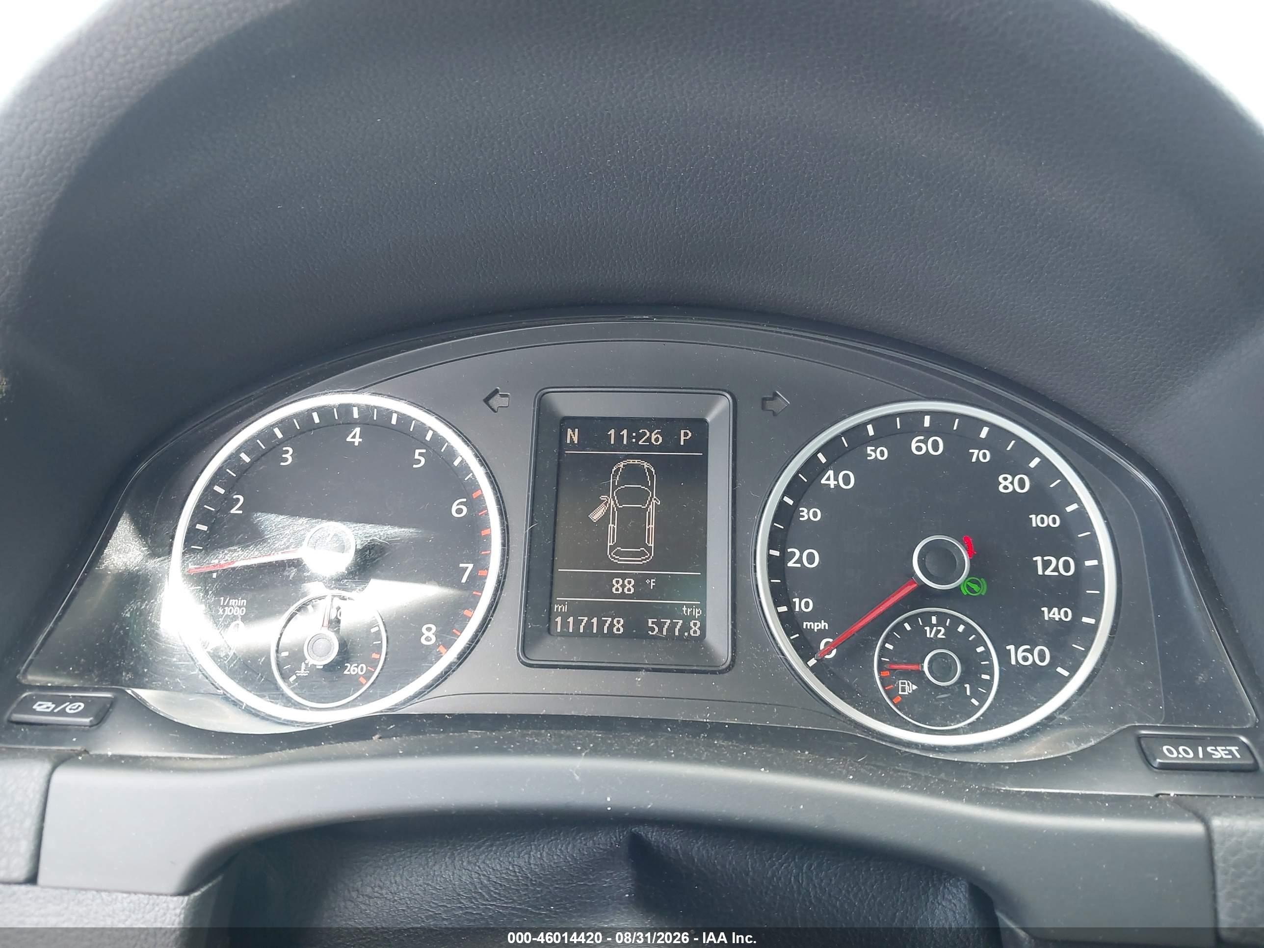 2013 Volkswagen Tiguan Se Gray vin: WVGAV3AX4DW604796