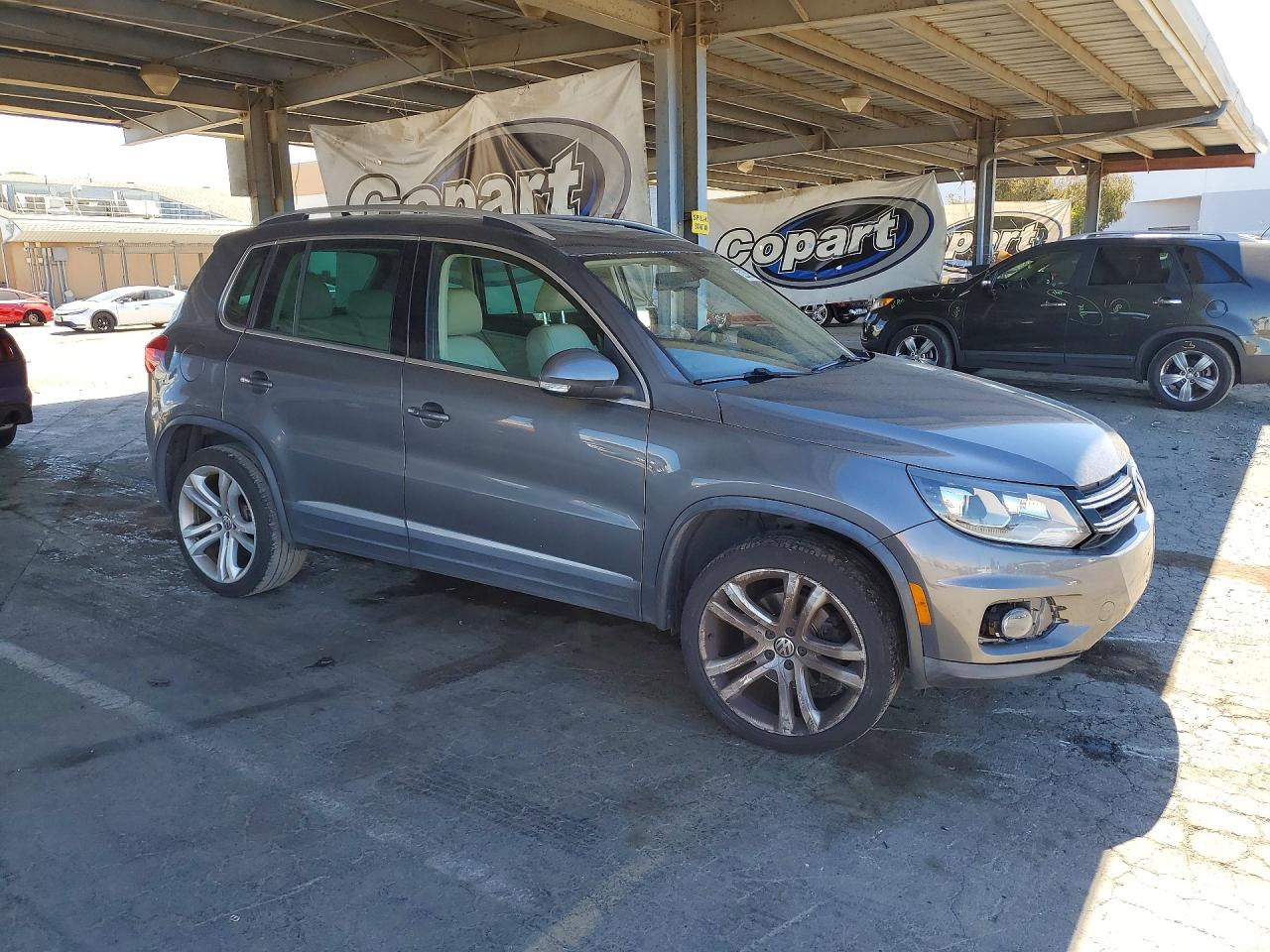 2013 Volkswagen Tiguan S Серый vin: WVGAV3AX4DW616558