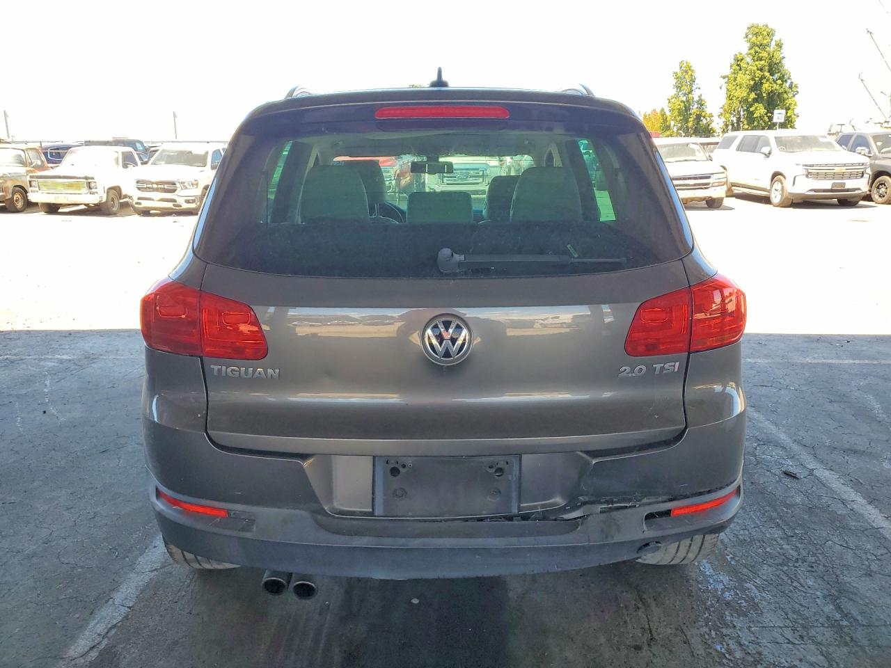 2013 Volkswagen Tiguan S Серый vin: WVGAV3AX4DW616558