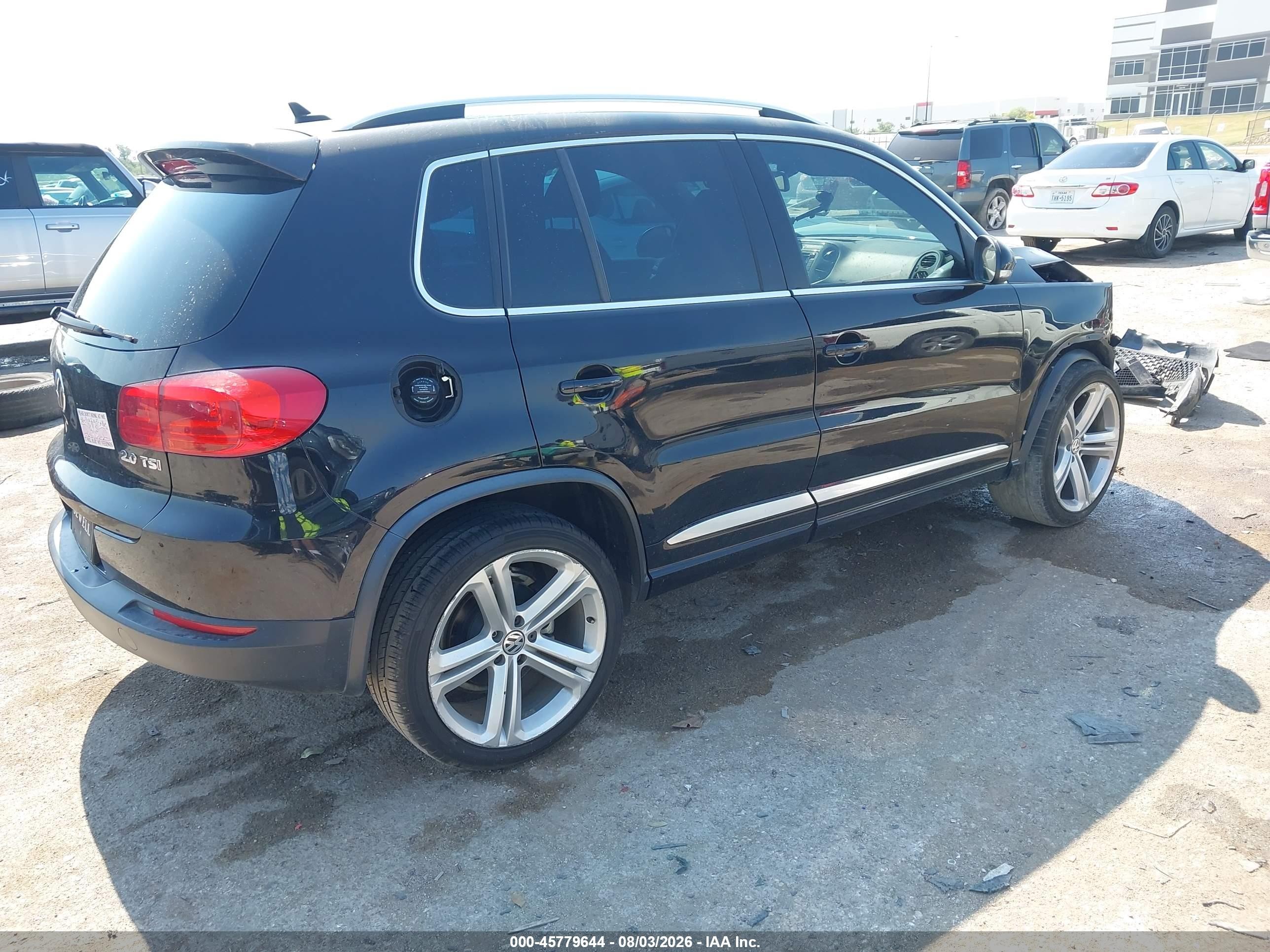 2014 Volkswagen Tiguan R-line Black vin: WVGAV3AX4EW054551
