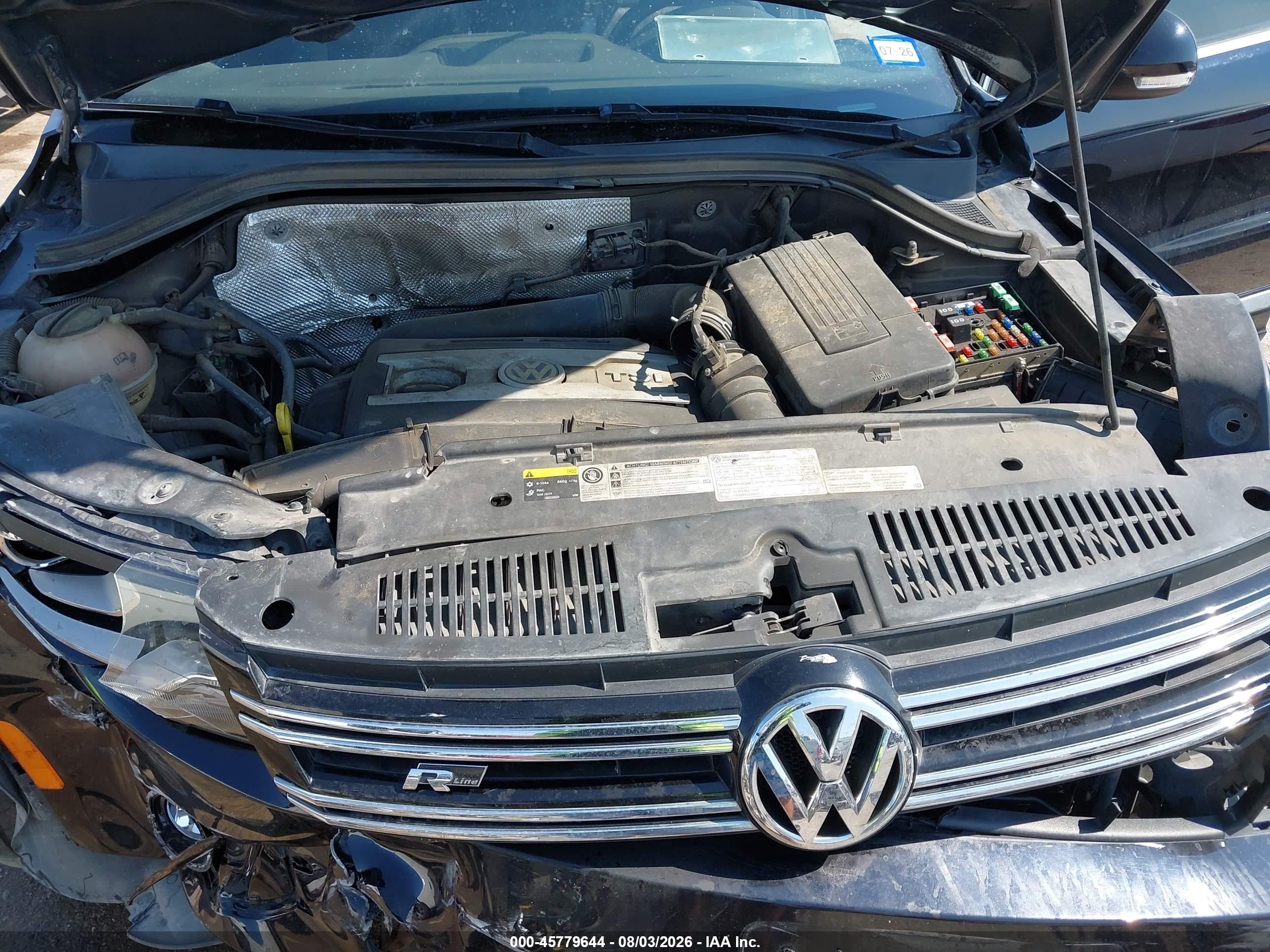 2014 Volkswagen Tiguan R-line Black vin: WVGAV3AX4EW054551