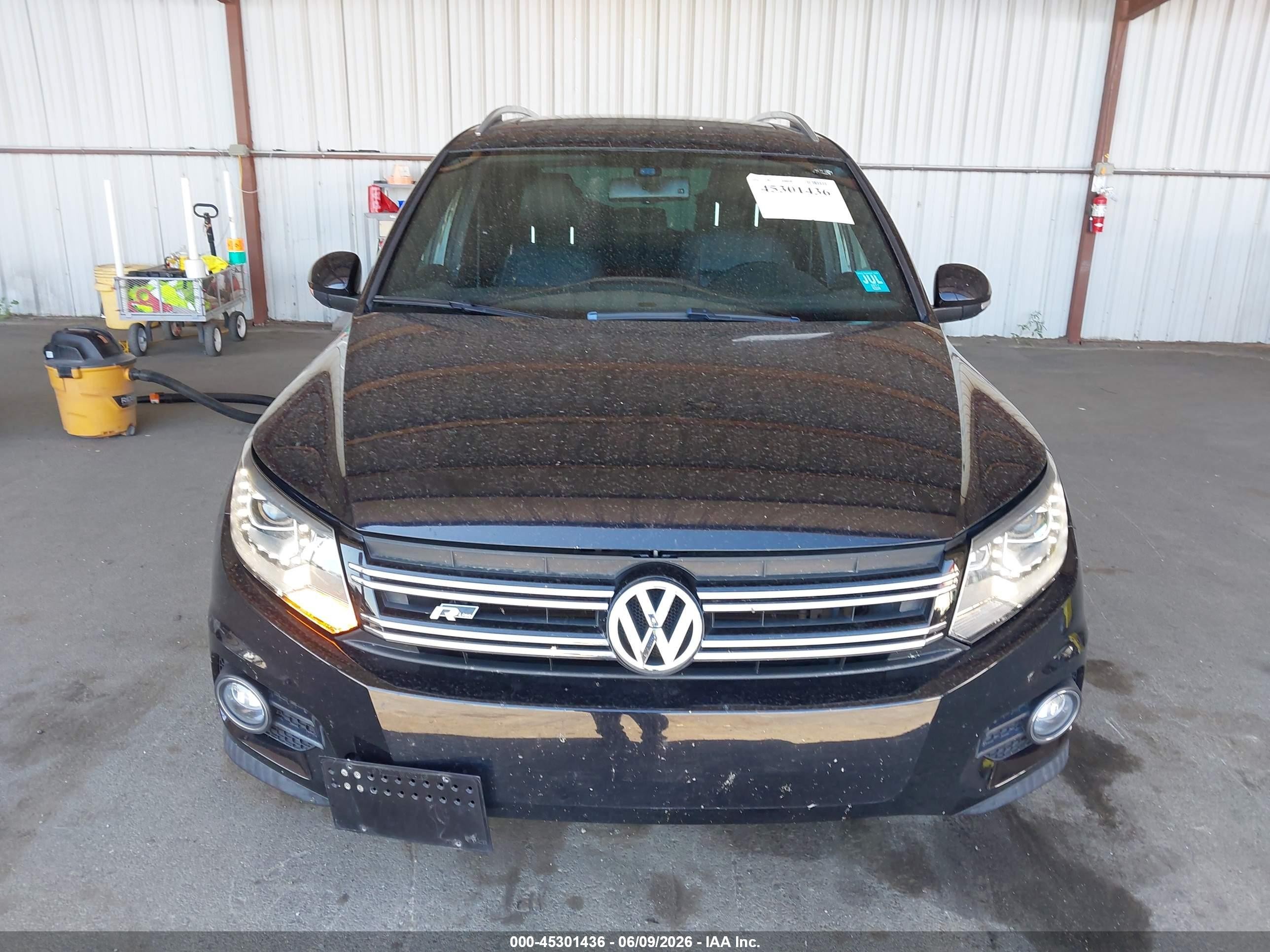 2014 Volkswagen Tiguan R-line Black vin: WVGAV3AX4EW109788