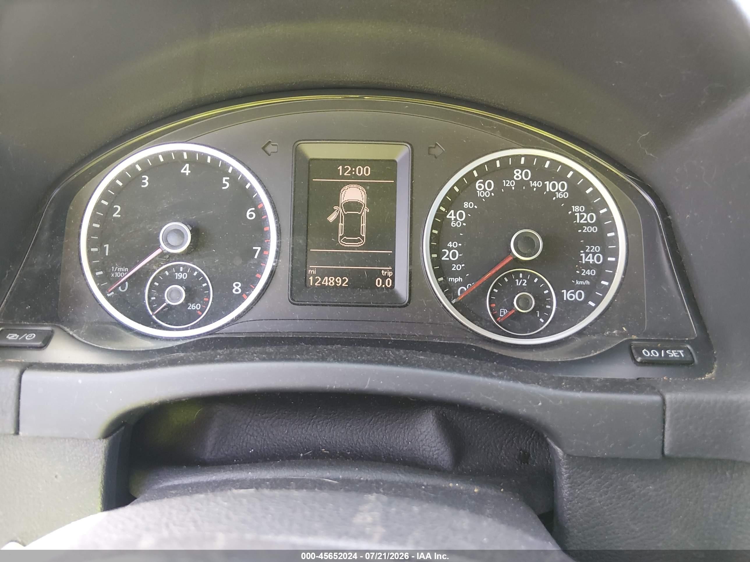 2014 Volkswagen Tiguan R-line Black vin: WVGAV3AX4EW558727