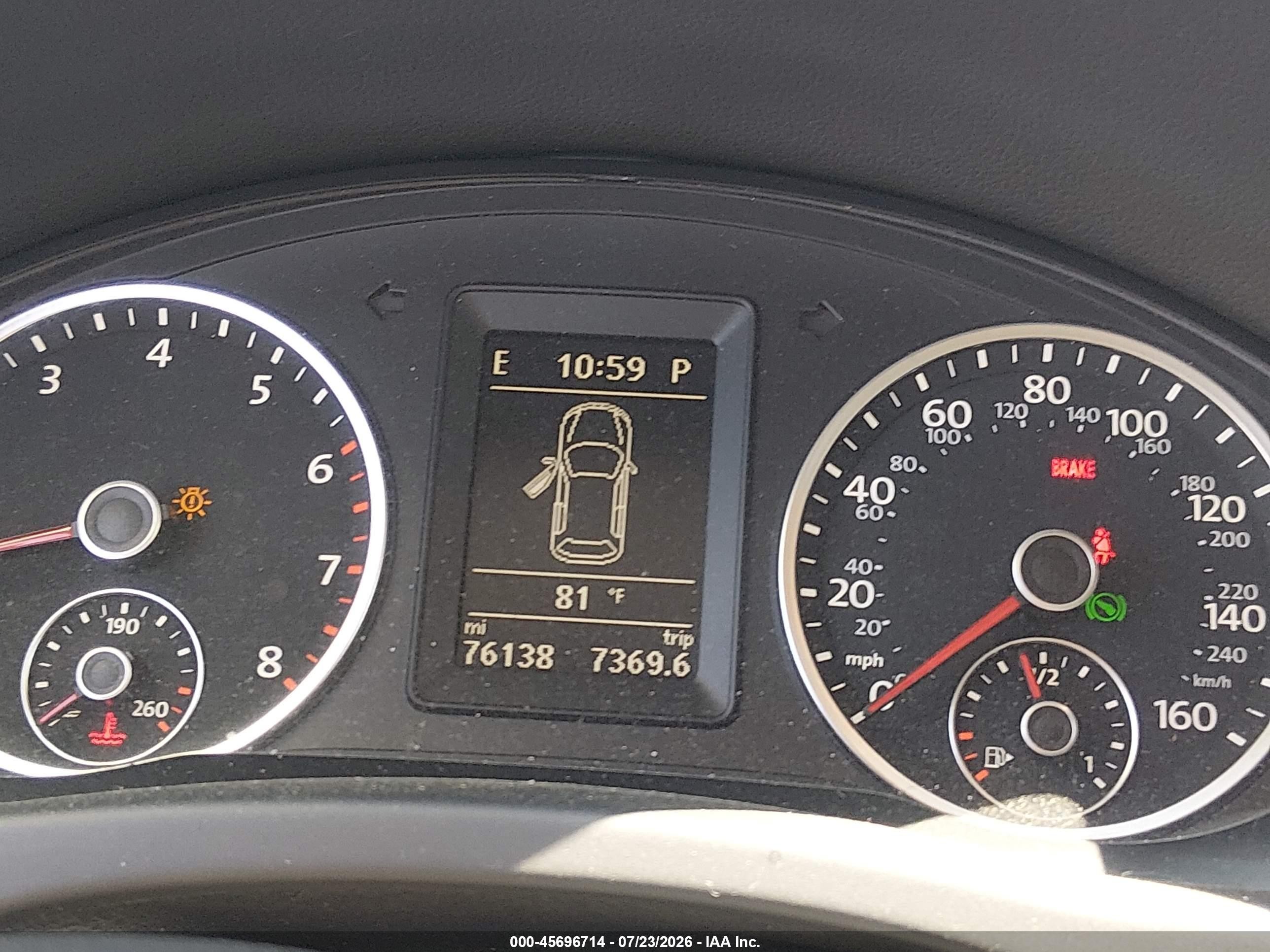 2014 Volkswagen Tiguan S Black vin: WVGAV3AX4EW593218