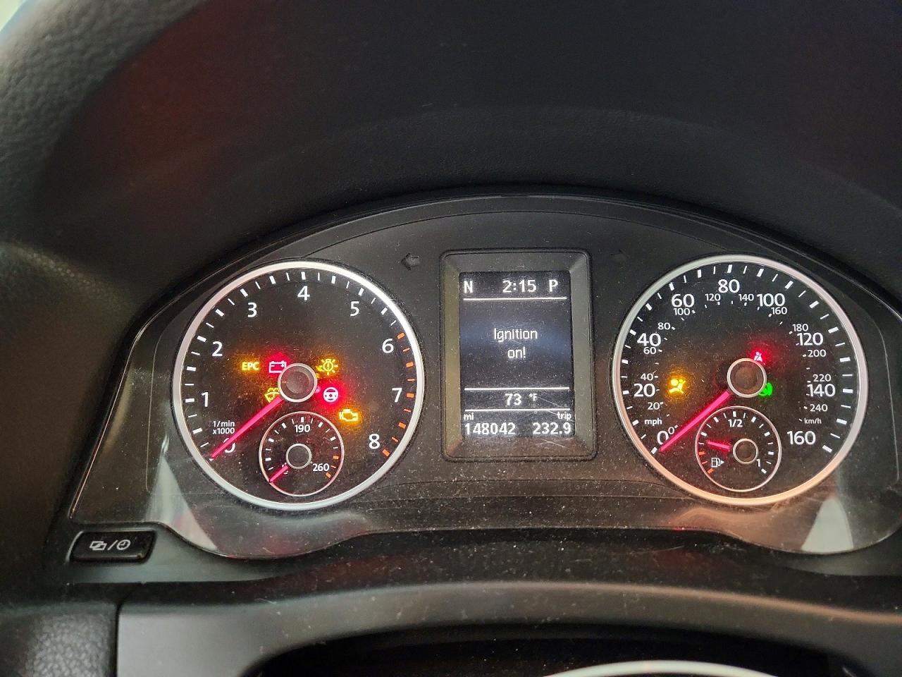 2014 Volkswagen Tiguan S Gray vin: WVGAV3AX4EW616514