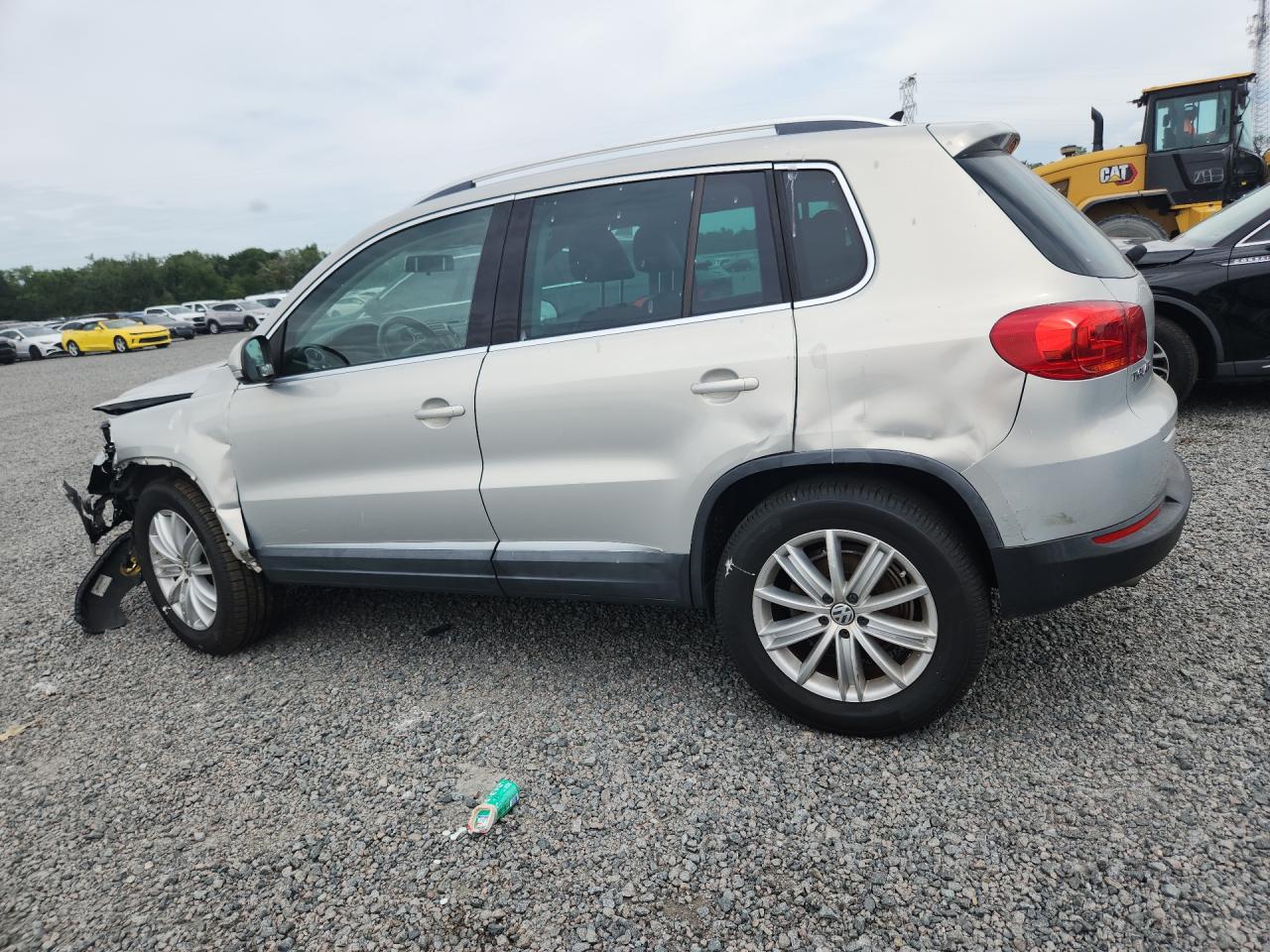 2013 Volkswagen Tiguan S Silver vin: WVGAV3AX5DW617248