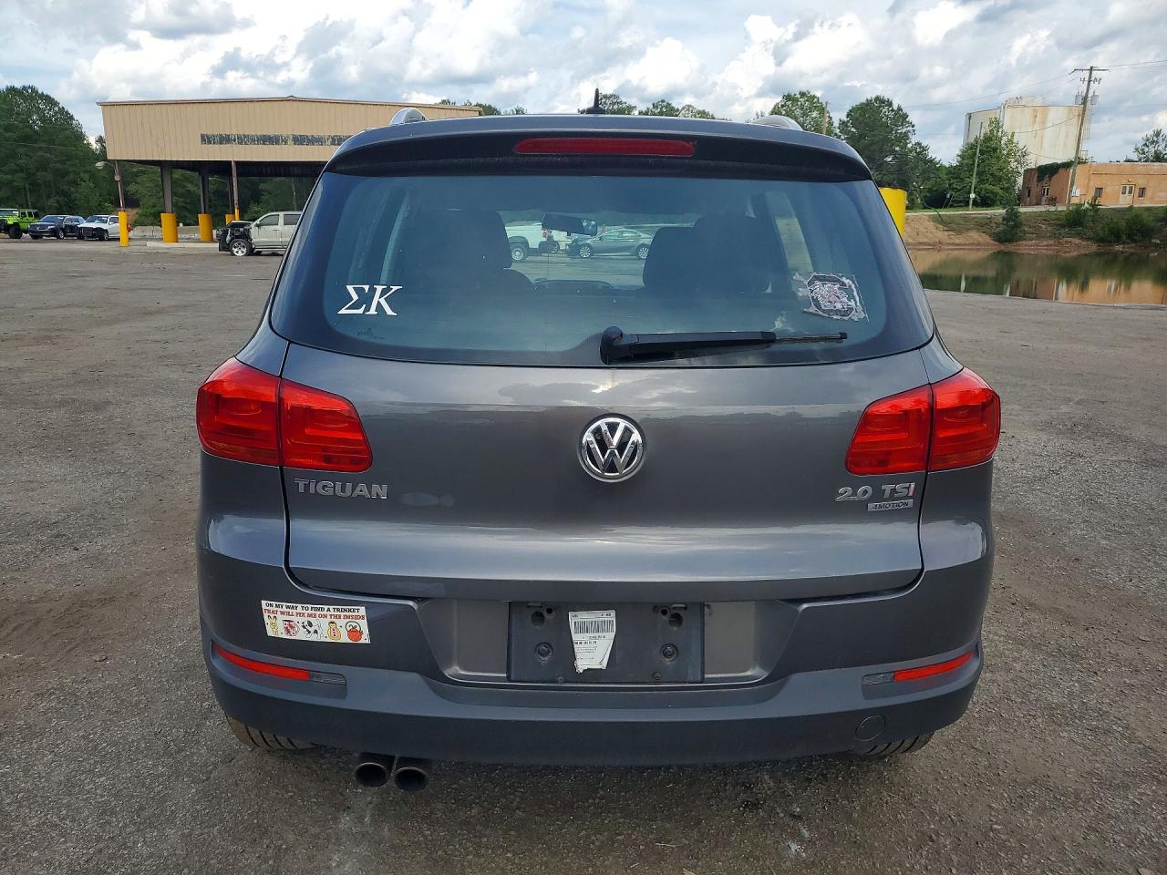 2014 Volkswagen Tiguan S Silver vin: WVGAV3AX5EW507026