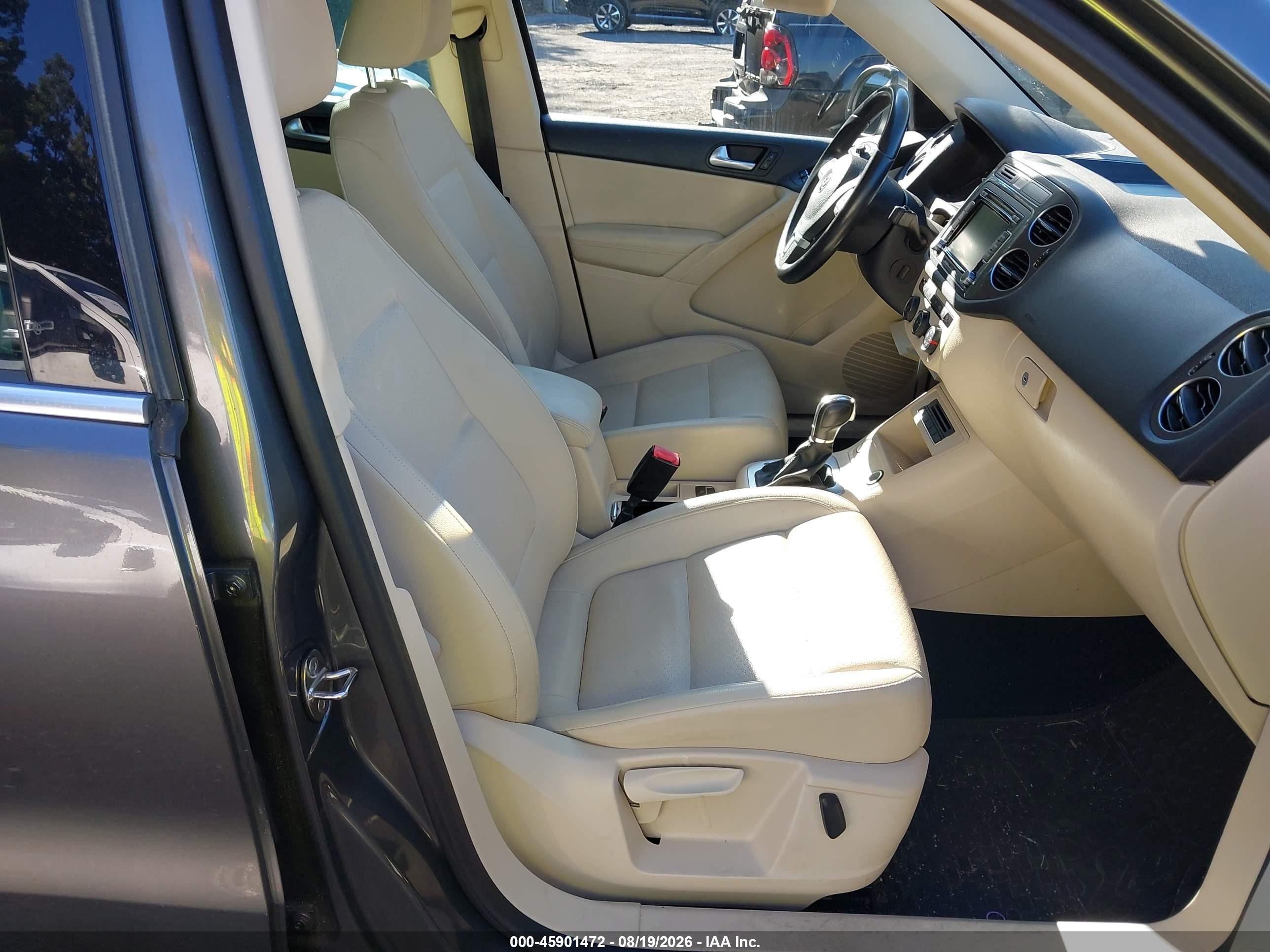 2014 Volkswagen Tiguan Se Gray vin: WVGAV3AX5EW518835