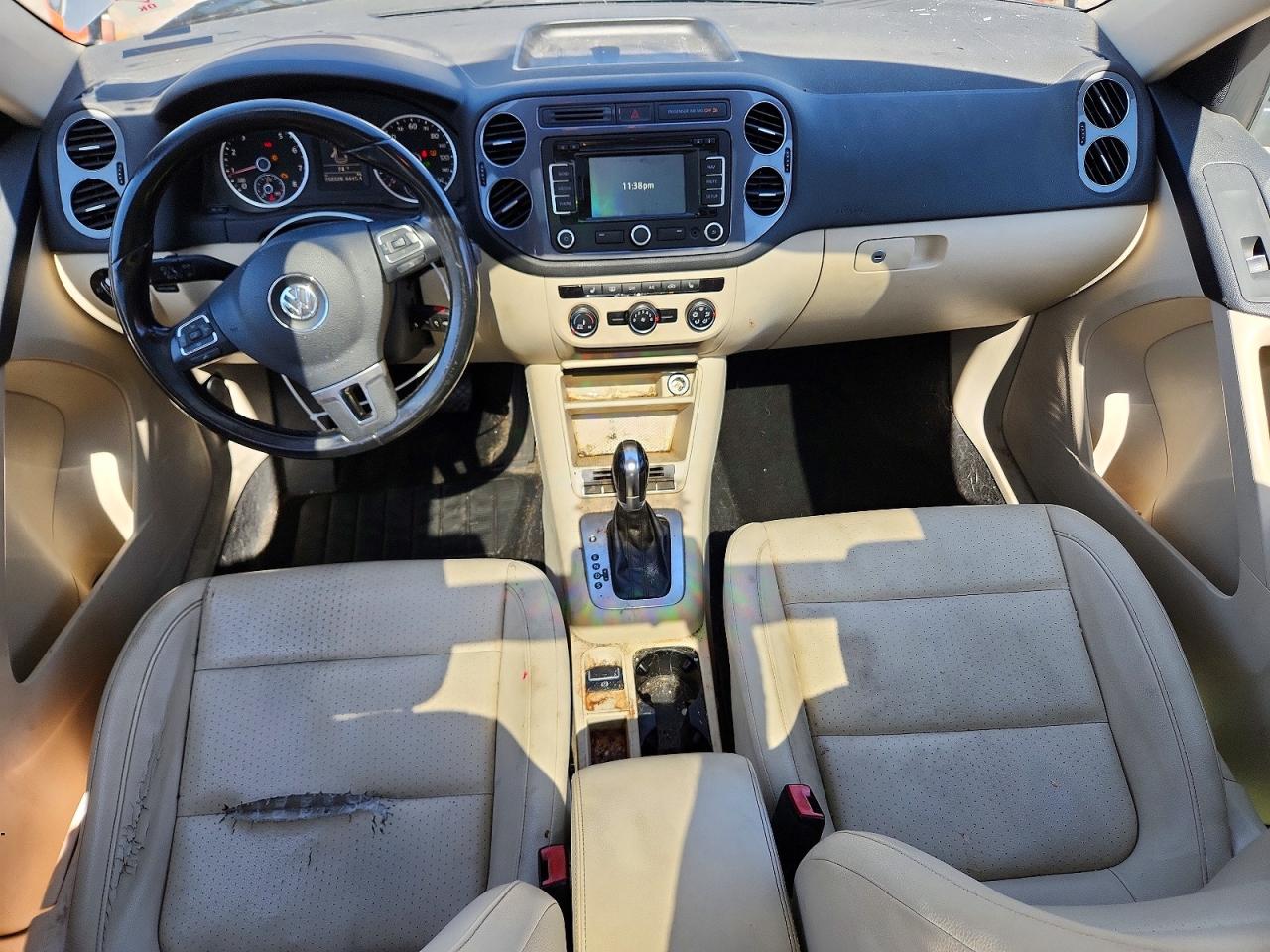 2013 Volkswagen Tiguan S Gray vin: WVGAV3AX6DW572241