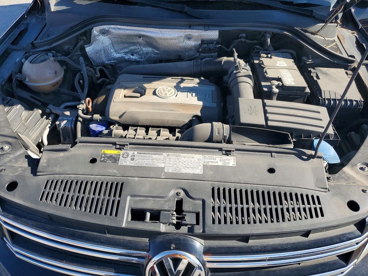 2013 Volkswagen Tiguan S Black vin: WVGAV3AX6DW598659