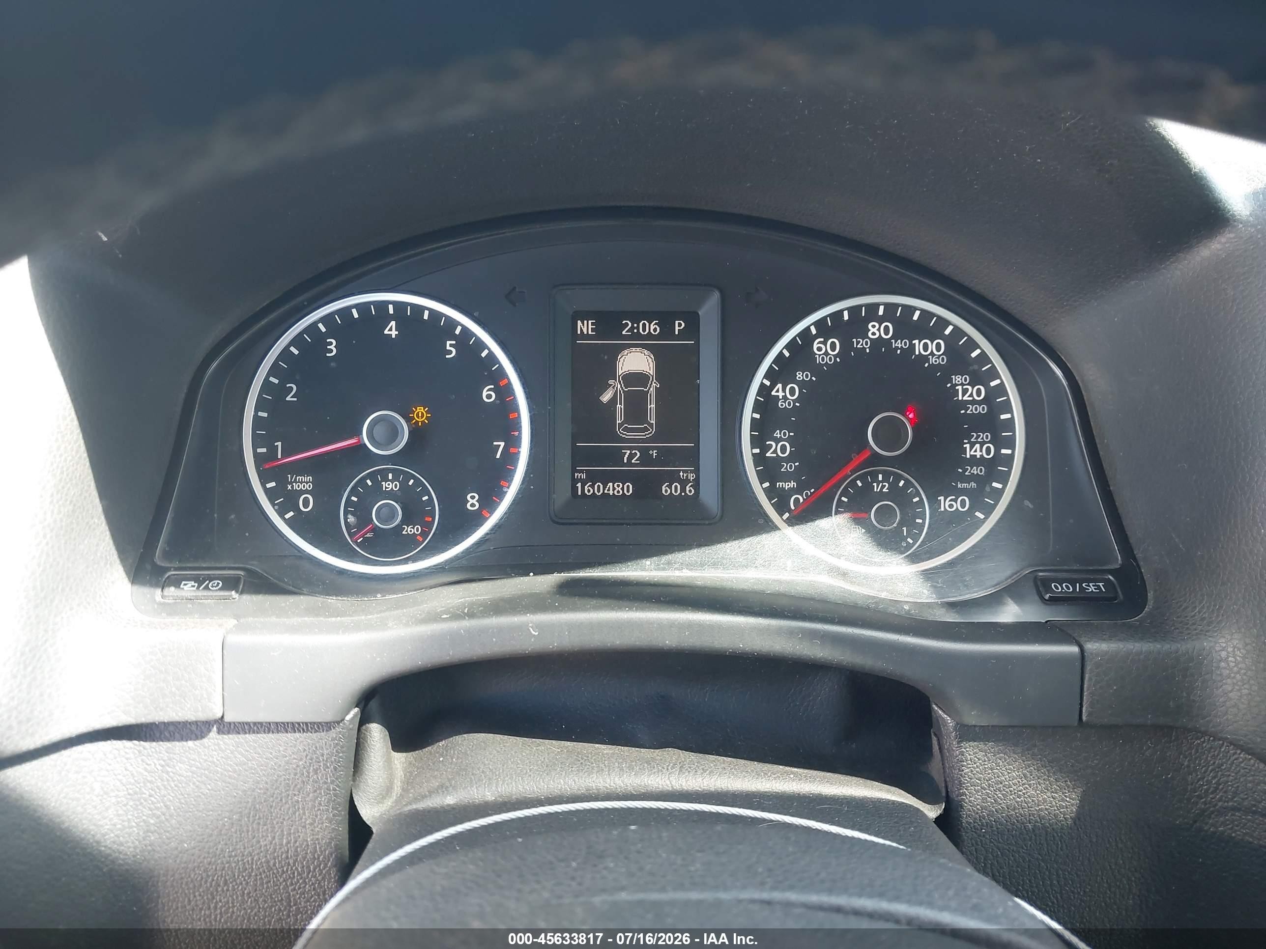 2014 Volkswagen Tiguan S Silver vin: WVGAV3AX6EW534865