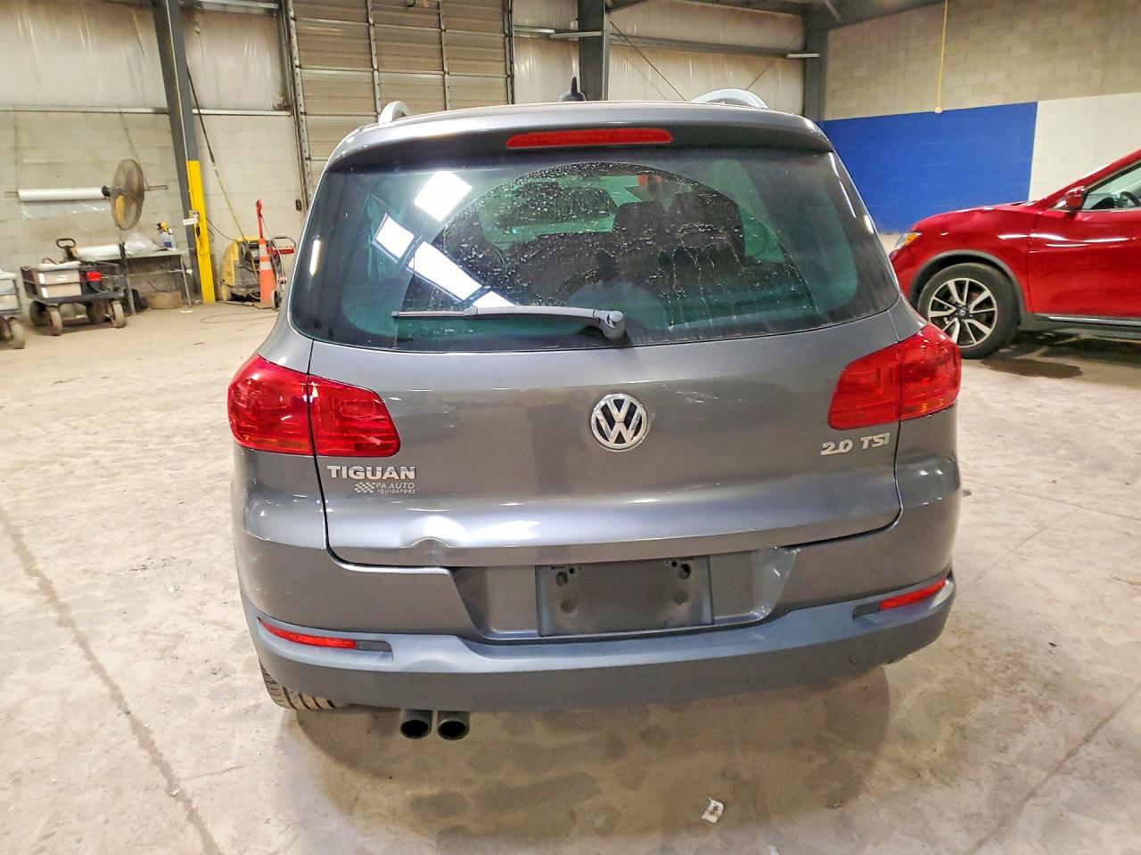 2013 Volkswagen Tiguan S Gray vin: WVGAV3AX7DW592613