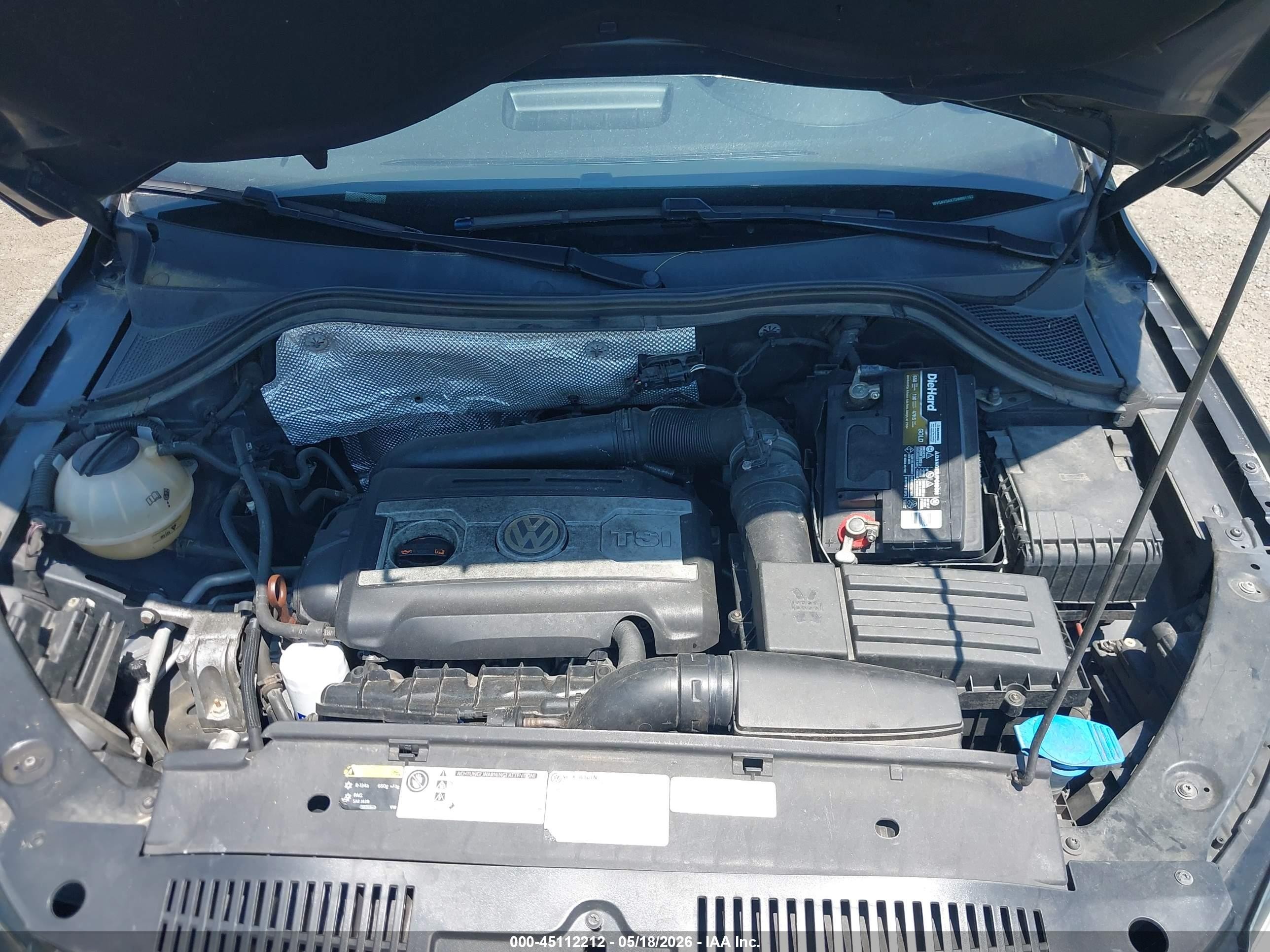 2013 Volkswagen Tiguan S/se/sel Черный vin: WVGAV3AX7DW601102