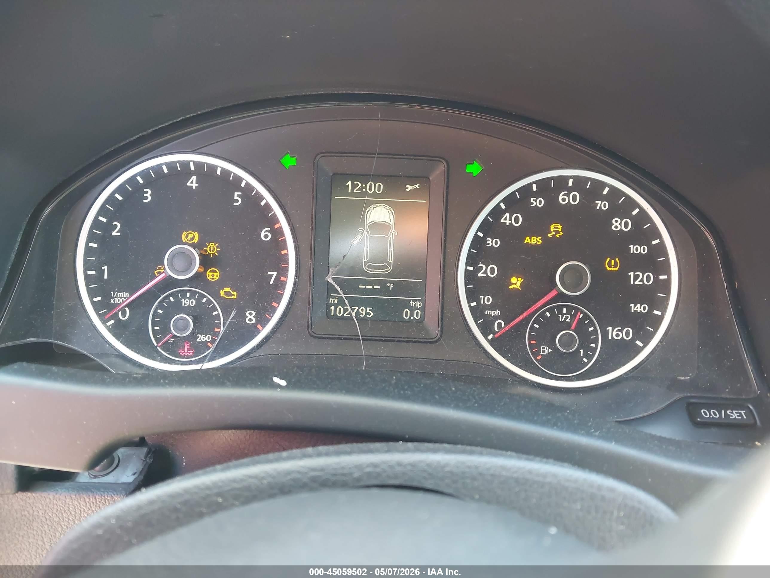 2013 Volkswagen Tiguan Se Silver vin: WVGAV3AX7DW627005