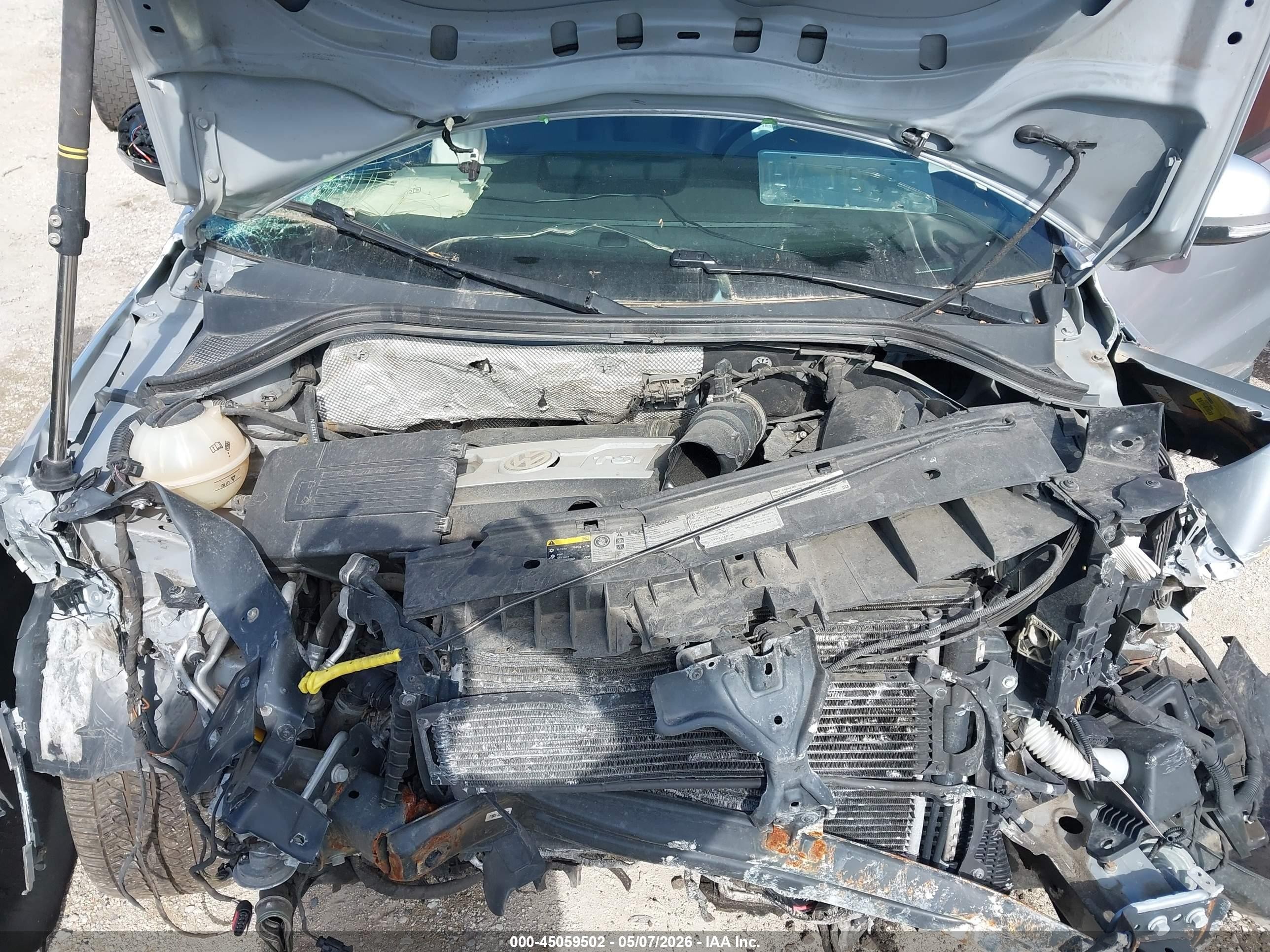 2013 Volkswagen Tiguan Se Silver vin: WVGAV3AX7DW627005