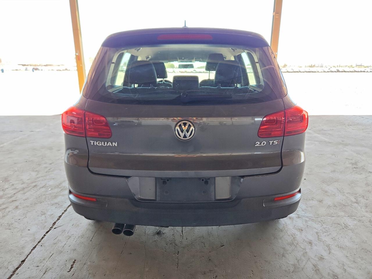 2014 Volkswagen Tiguan S Gray vin: WVGAV3AX7EW509702