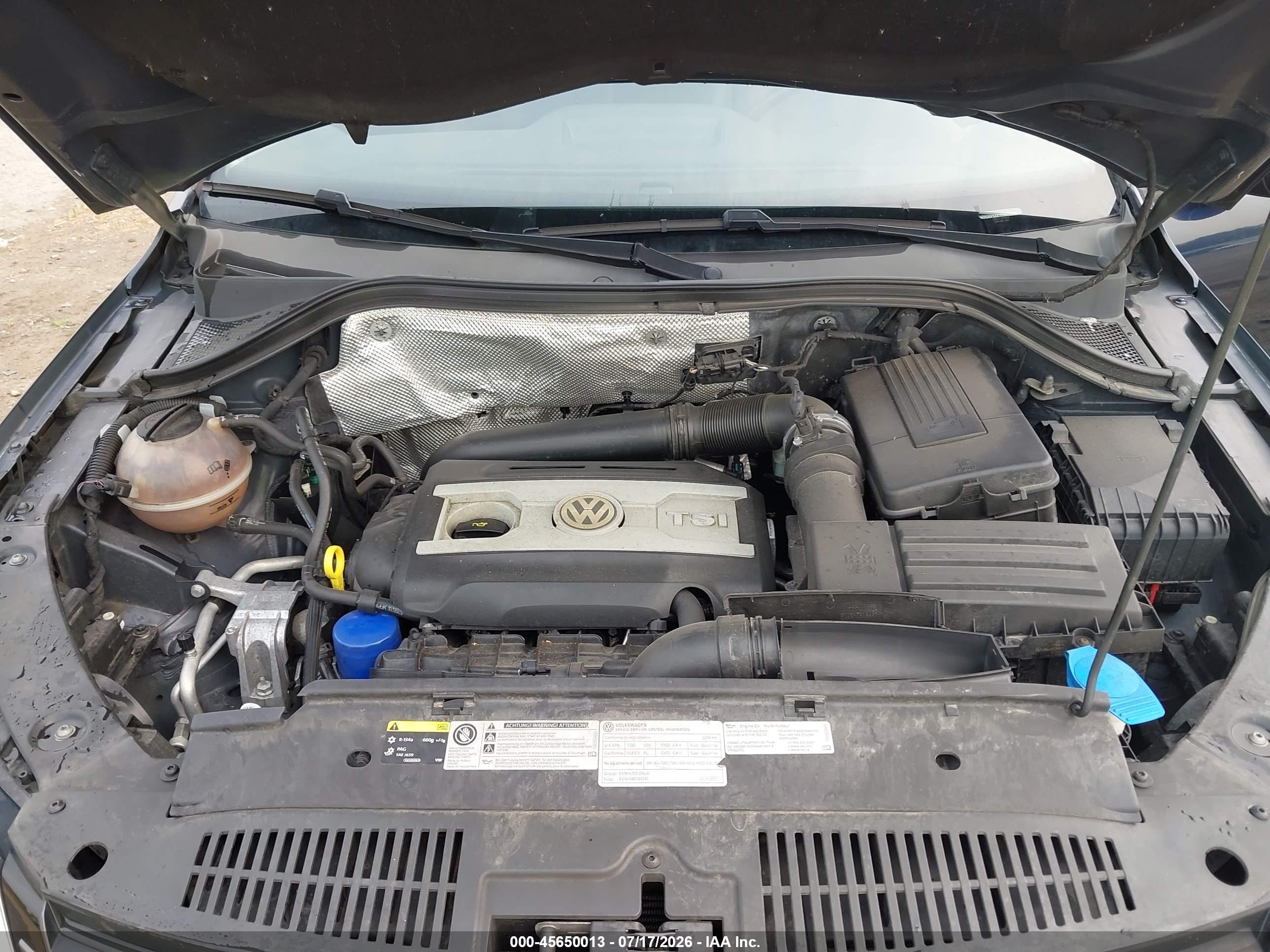 2014 Volkswagen Tiguan Se Navy vin: WVGAV3AX7EW519372