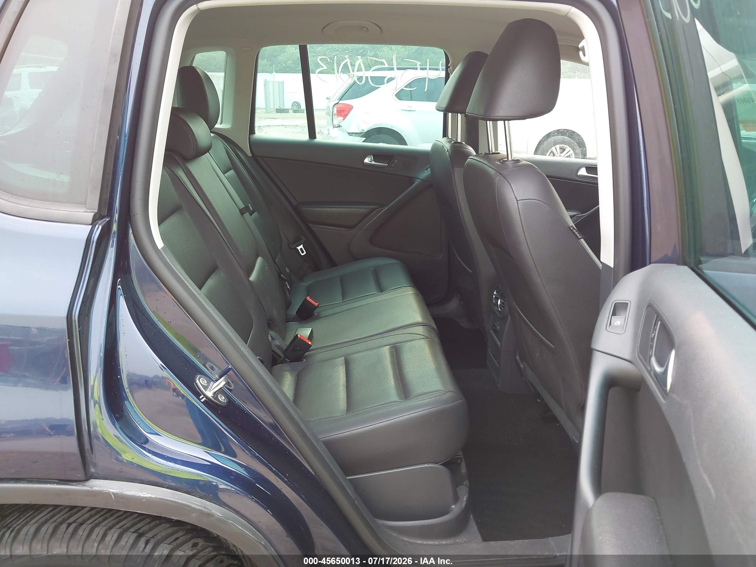 2014 Volkswagen Tiguan Se Navy vin: WVGAV3AX7EW519372