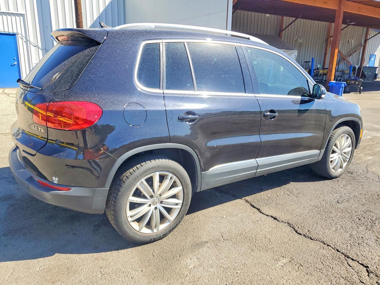 2014 Volkswagen Tiguan S Black vin: WVGAV3AX7EW554171
