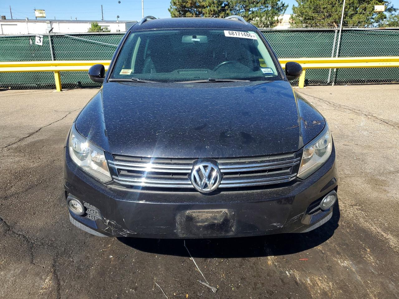 2014 Volkswagen Tiguan S Black vin: WVGAV3AX7EW554171