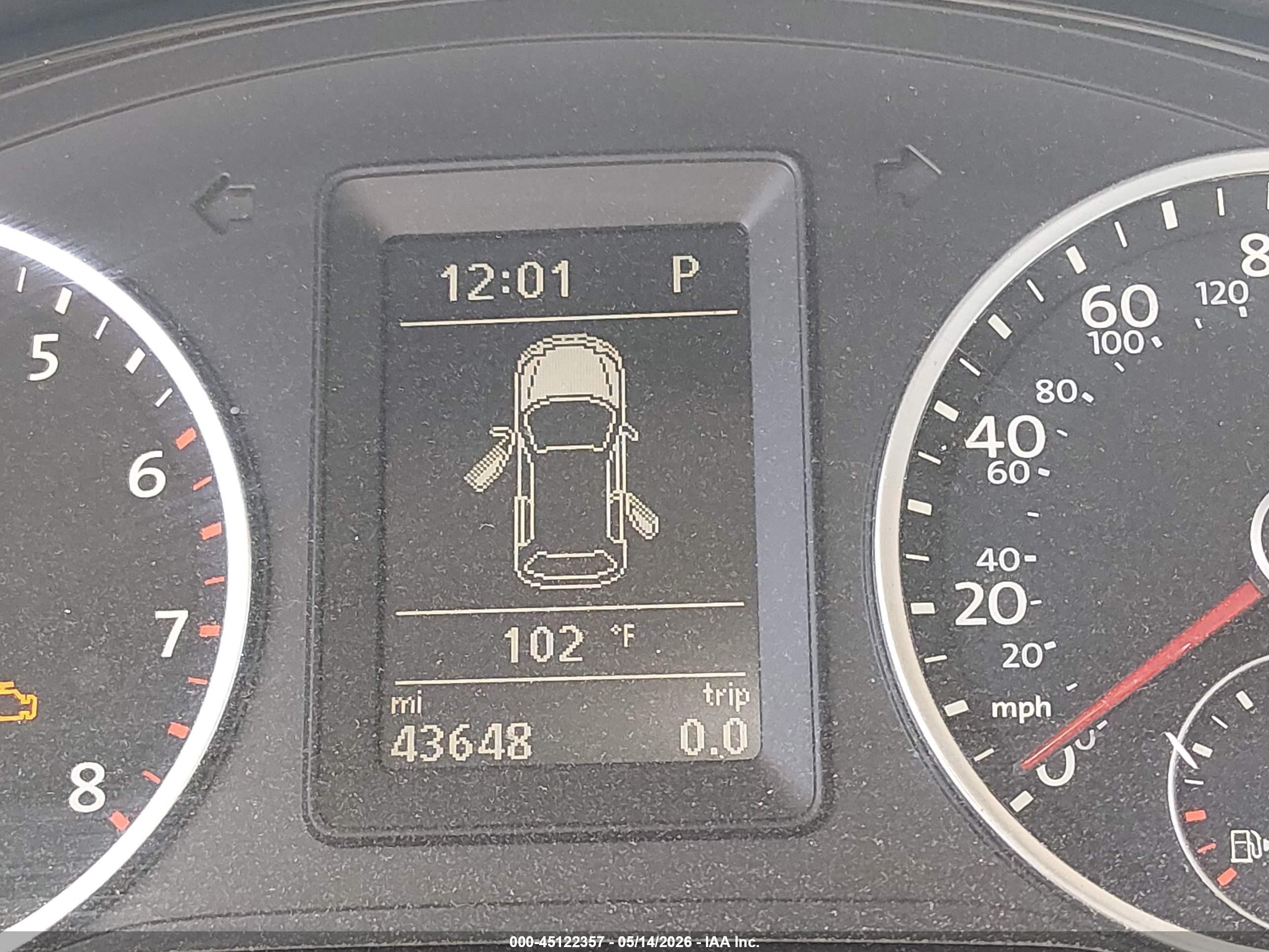 2014 Volkswagen Tiguan Sel Blue vin: WVGAV3AX7EW559659