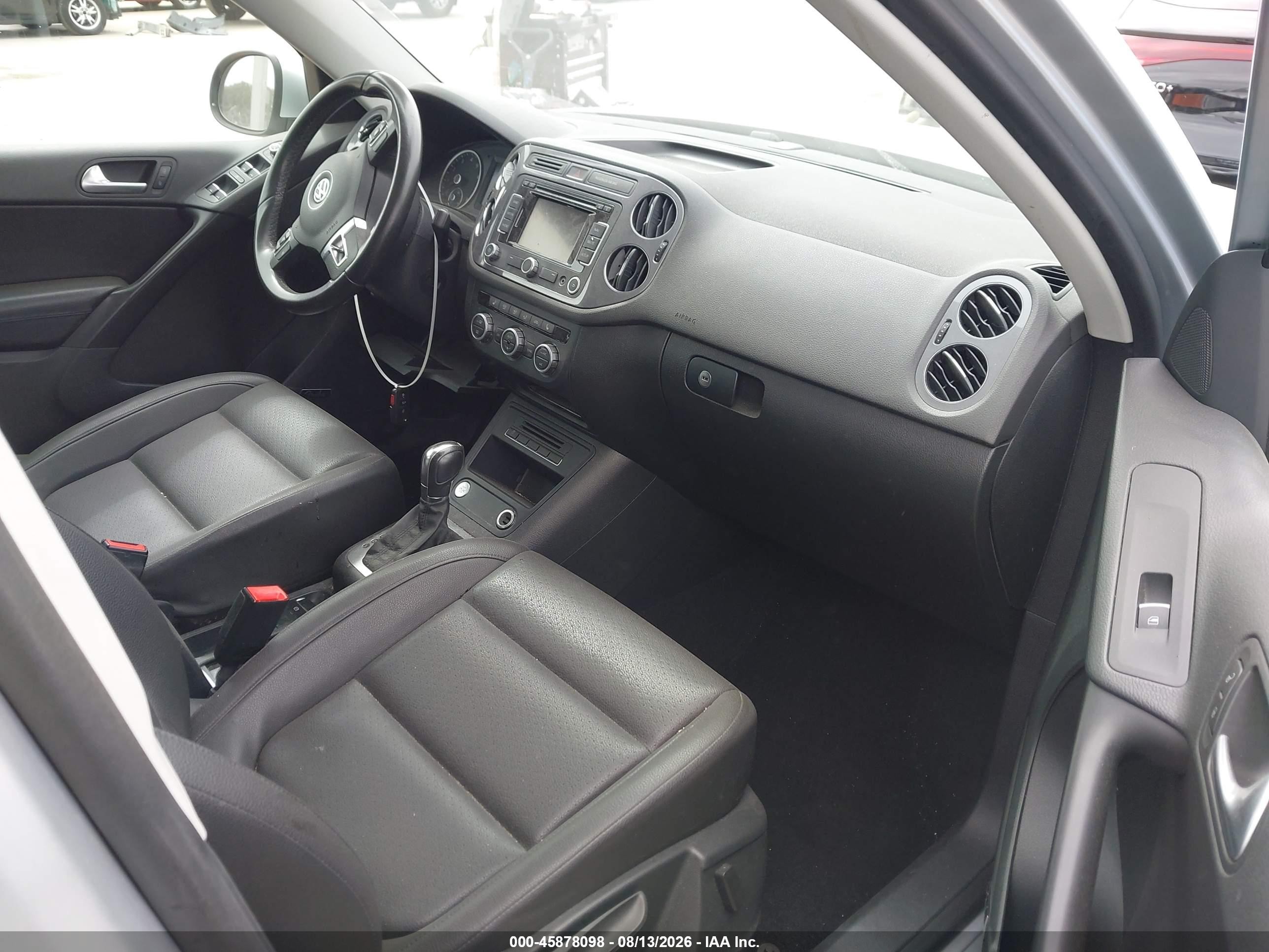 2014 Volkswagen Tiguan Sel Silver vin: WVGAV3AX7EW591723
